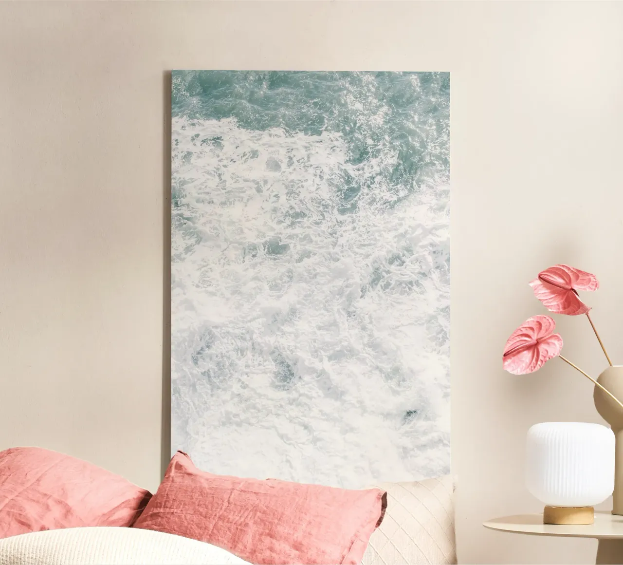 Quiete rustica tela con Cornice a cassetta da PhotoVibe Decor