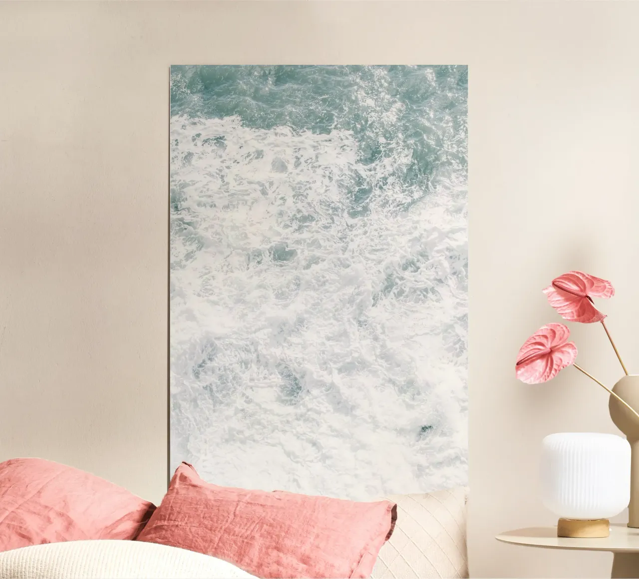 Quiete rustica poster con telaio in legno da PhotoVibe Decor