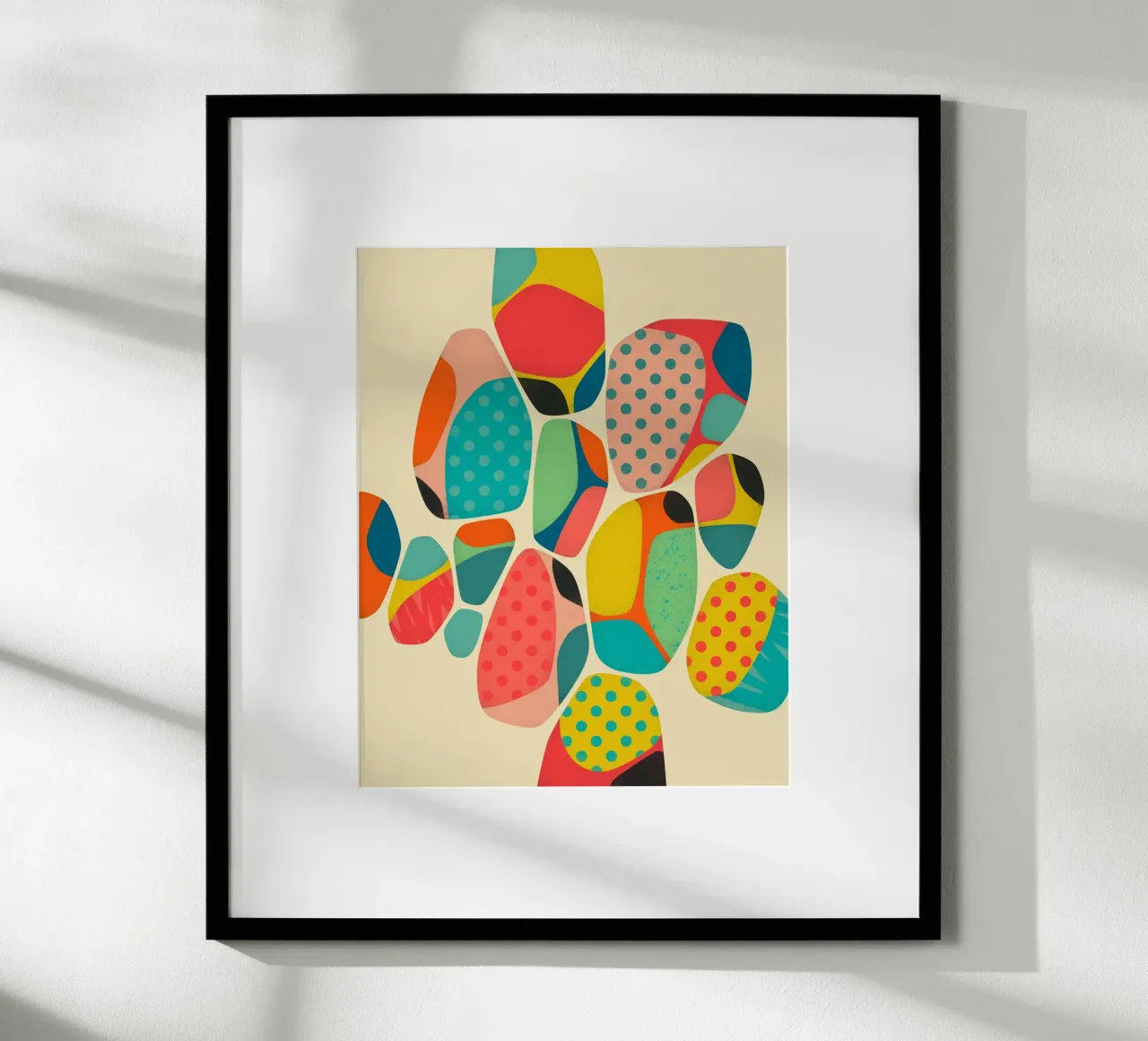 BLOOM 4 poster con telaio in legno da Jazzberry Blue