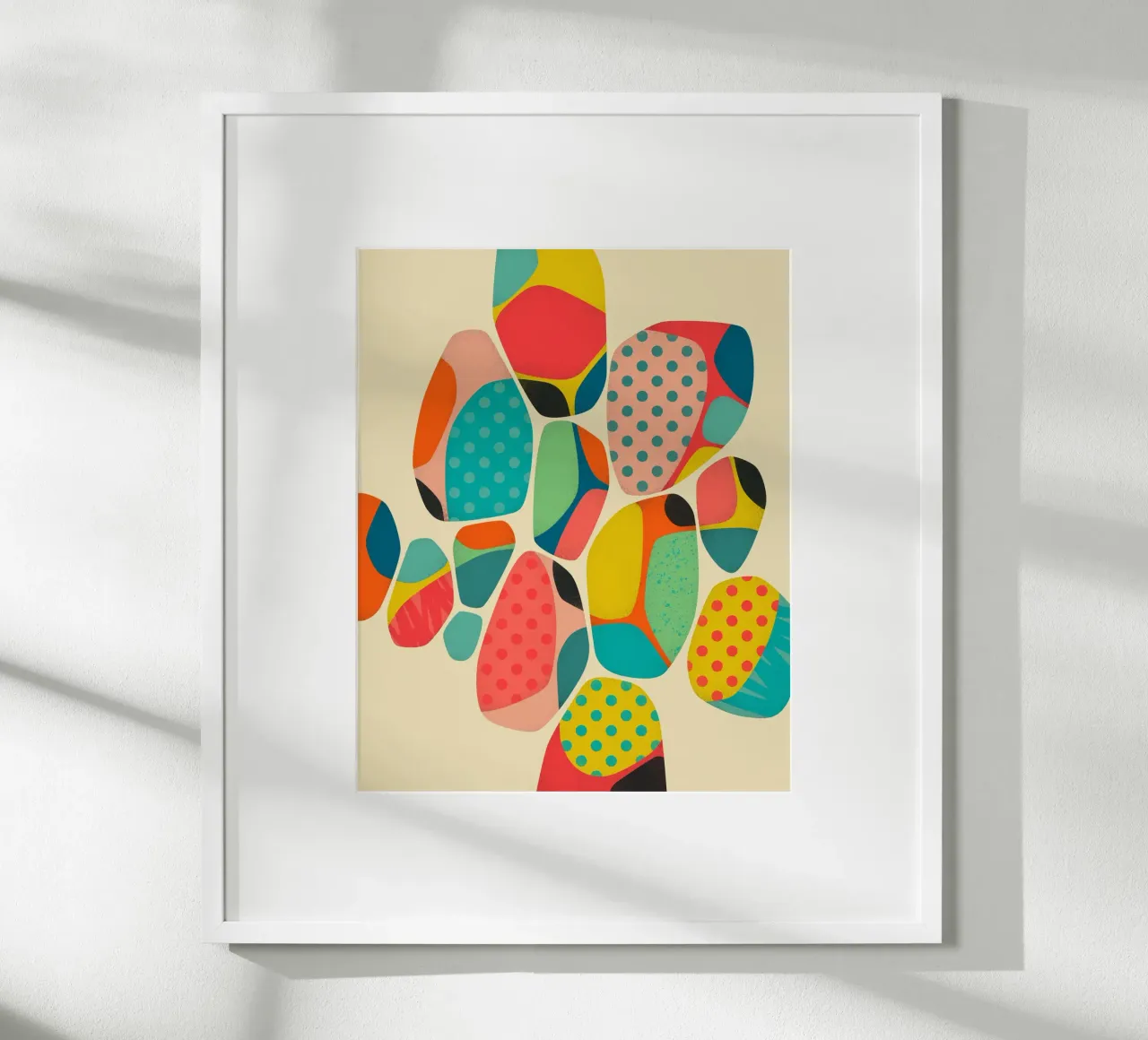 BLOOM 4 poster con telaio in legno da Jazzberry Blue