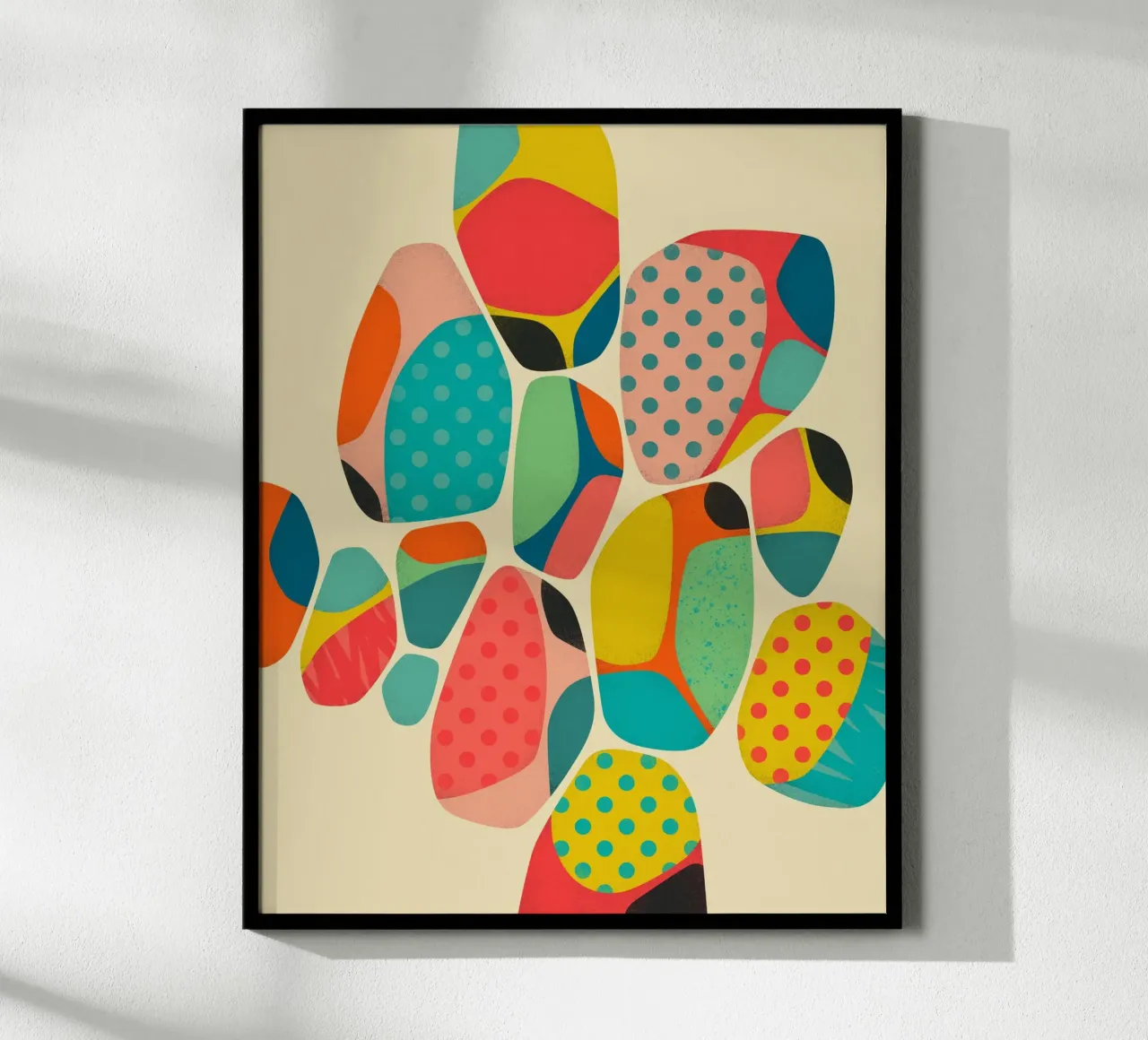 BLOOM 4 poster con telaio in legno da Jazzberry Blue