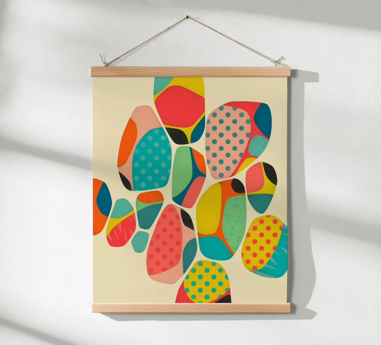 BLOOM 4 poster con telaio in legno da Jazzberry Blue
