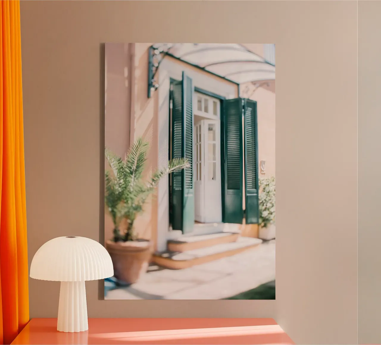 Quiete rustica tela con Cornice a cassetta da PhotoVibe Decor