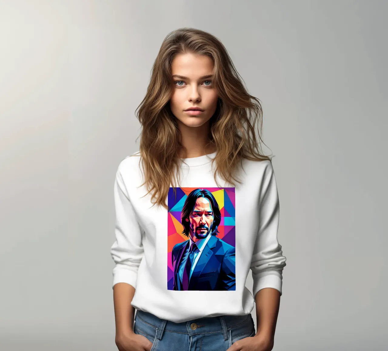 Keanu Reeves John wick wpap felpa da BONANZA