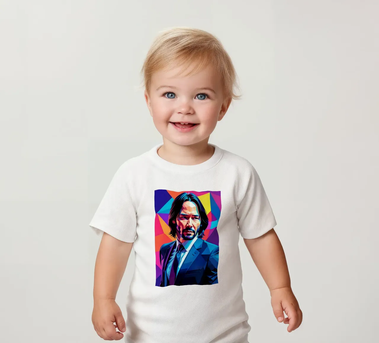 Keanu Reeves John wick wpap maglietta neonato da BONANZA