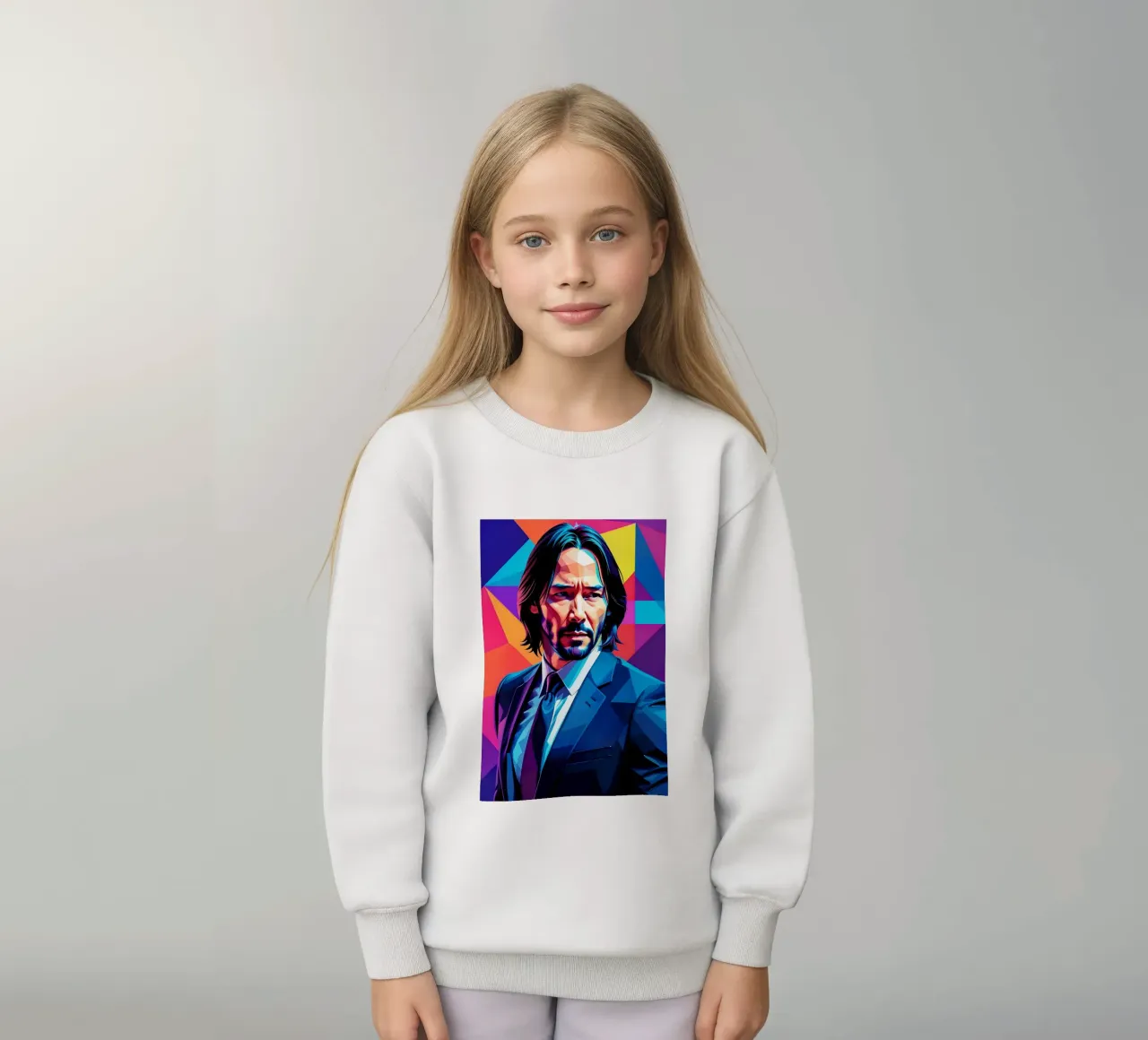 Keanu Reeves John wick wpap felpa bambino da BONANZA