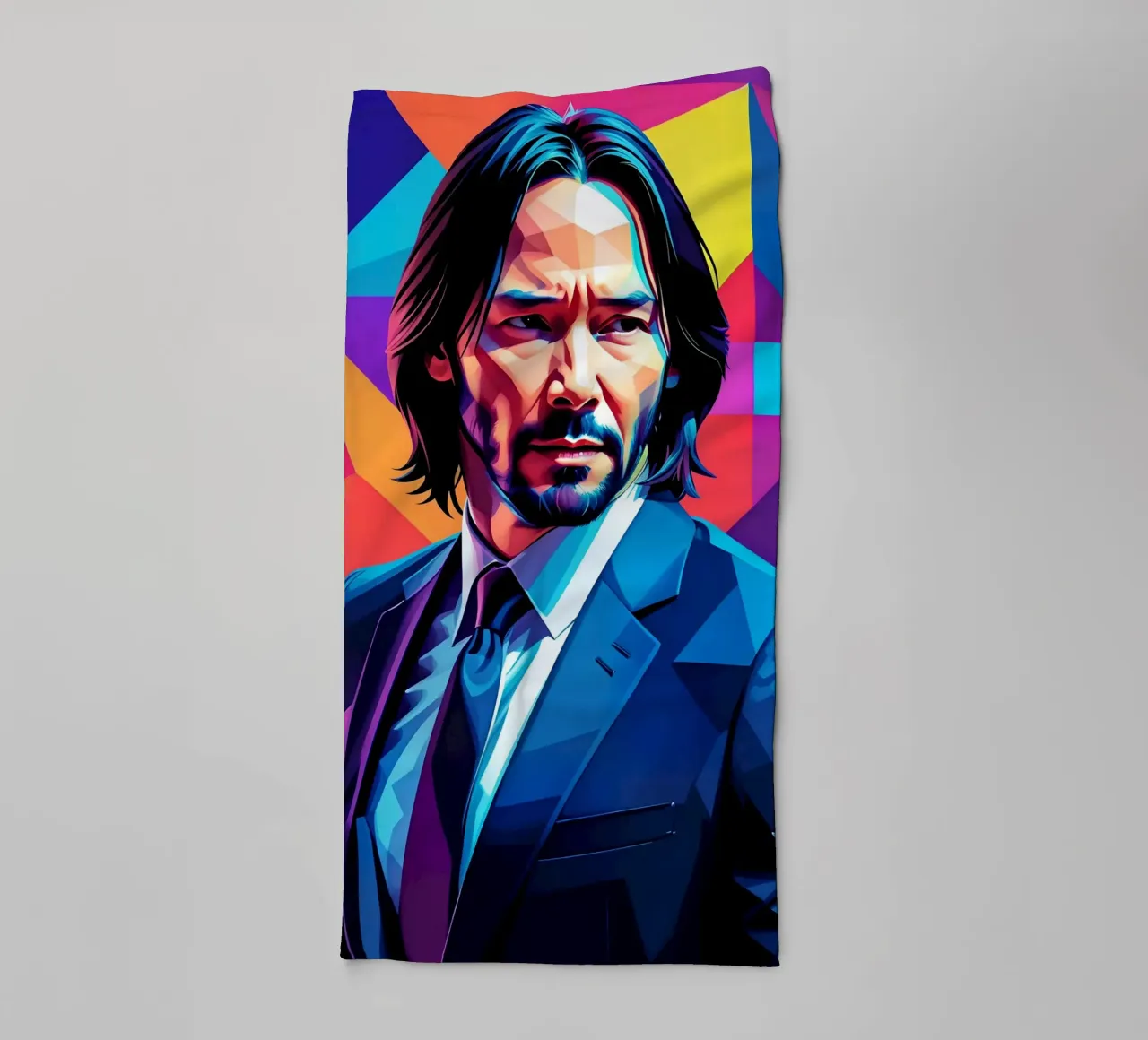 Keanu Reeves John wick wpap asciugamano da bagno da BONANZA