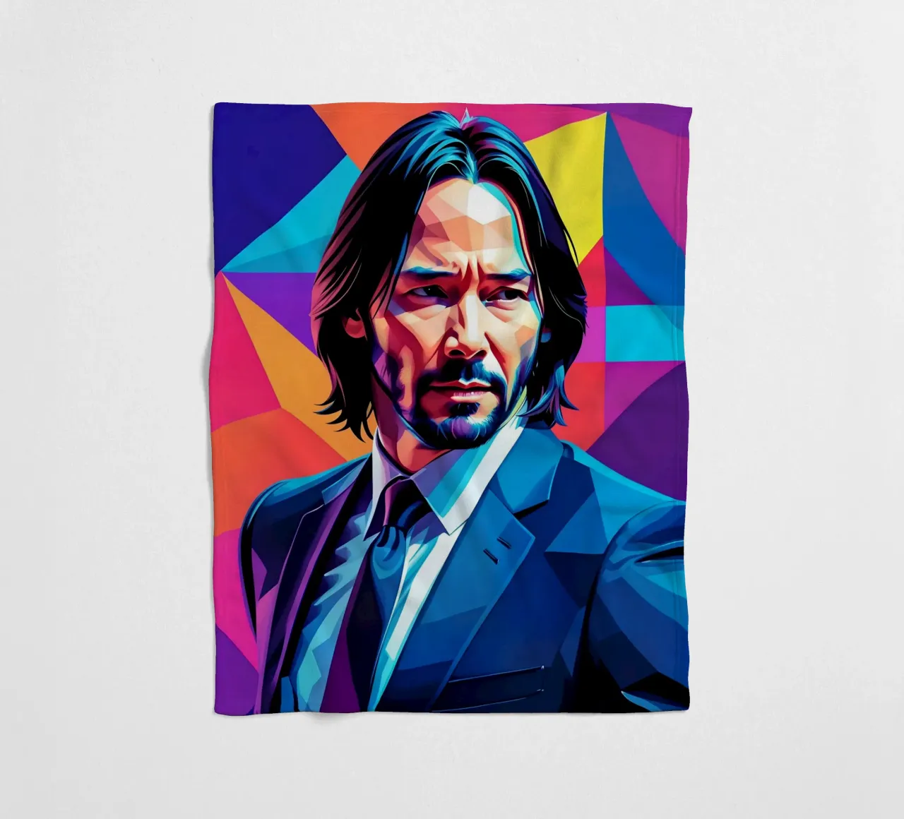 Keanu Reeves John wick wpap coperta in pile da BONANZA