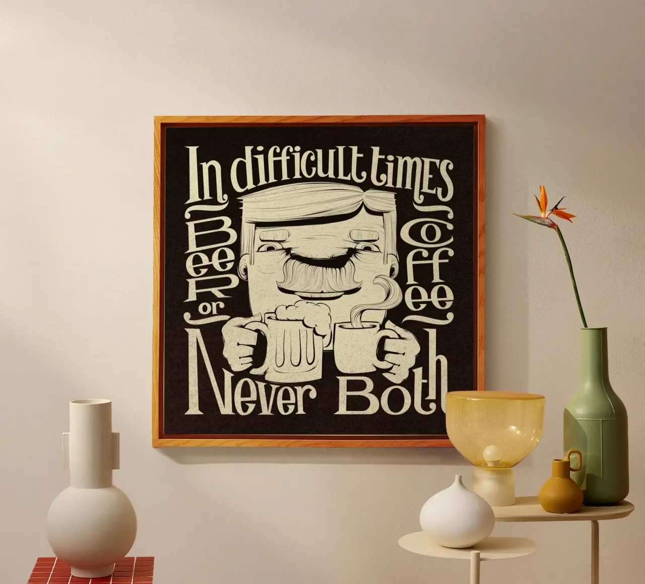 BEER OR COFFEE plexiglass da Caio Beltrão