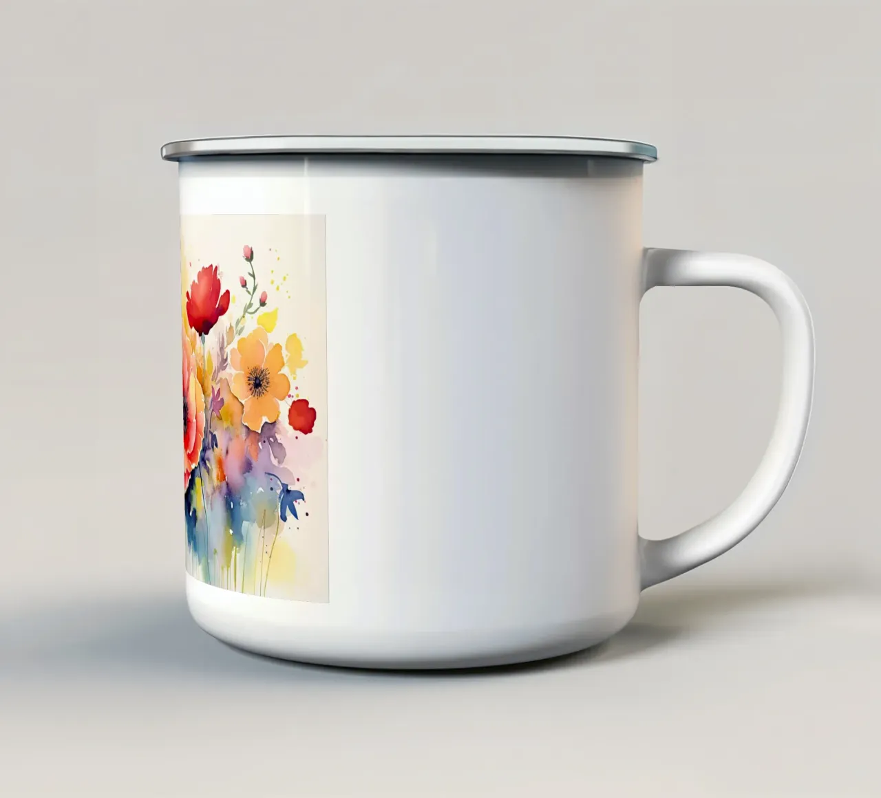 Arte da parete di Imagine tazza in smalto da Imagine