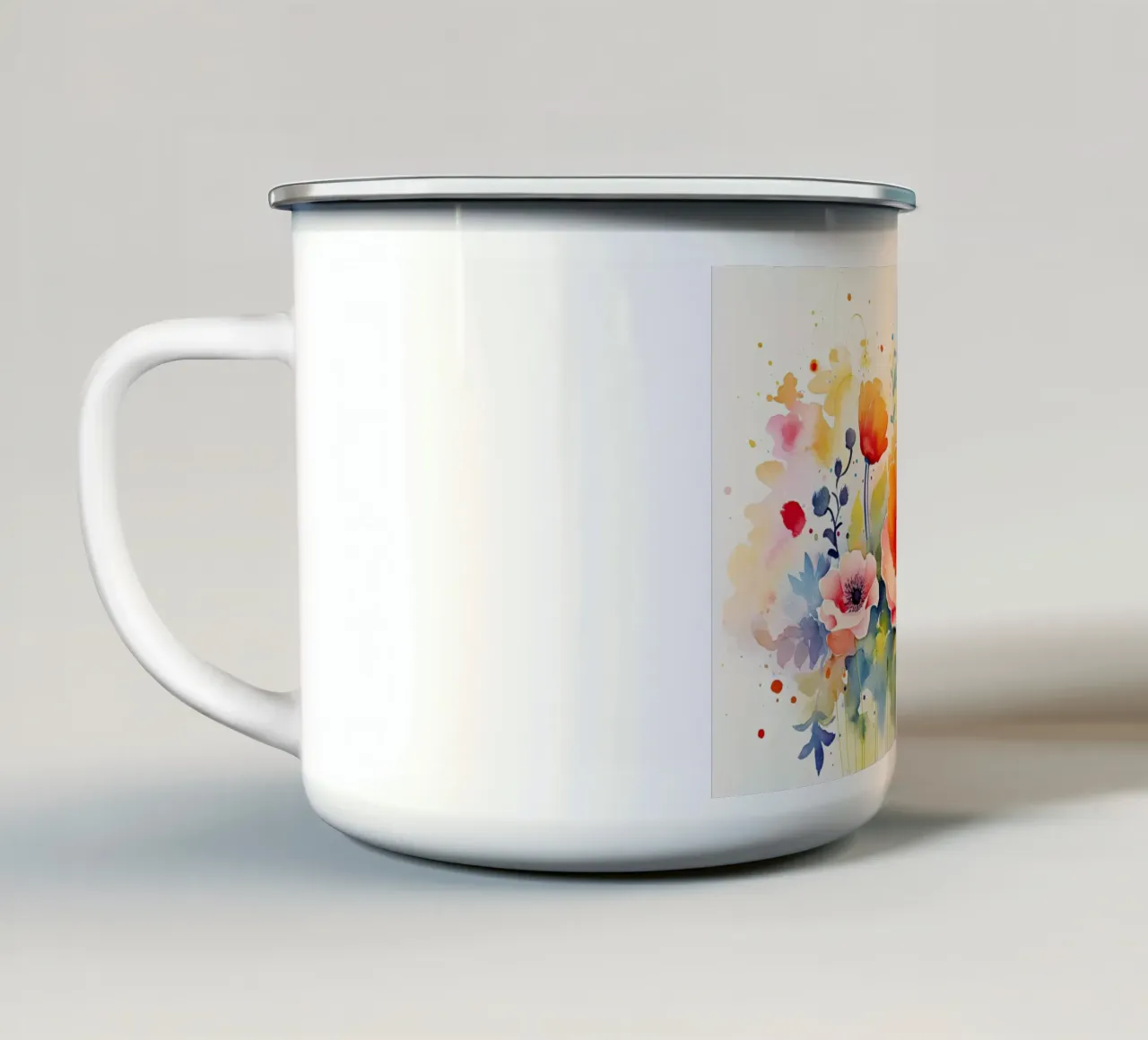 Arte da parete di Imagine tazza in smalto da Imagine