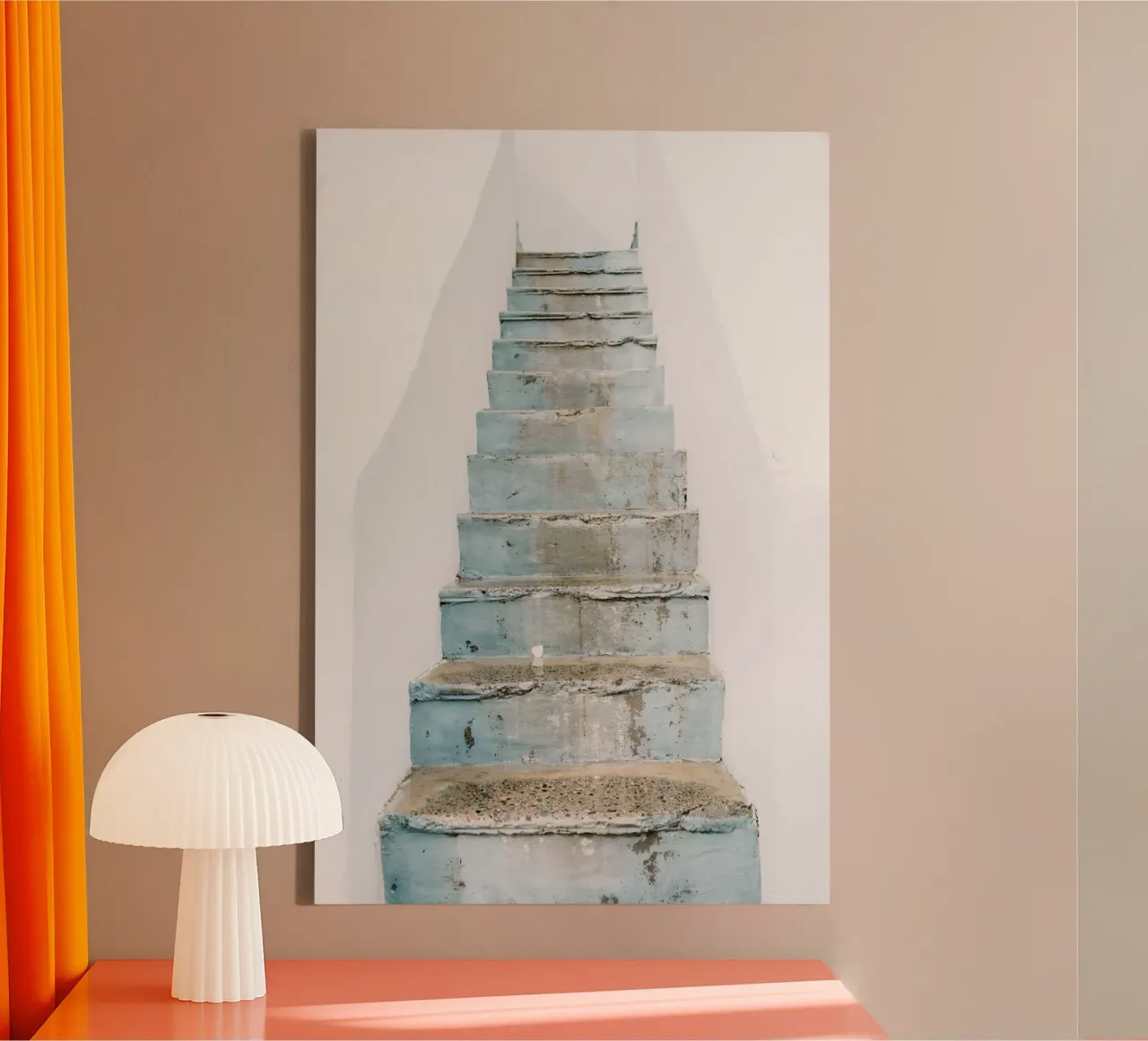 Quiete rustica tela con Cornice a cassetta da PhotoVibe Decor