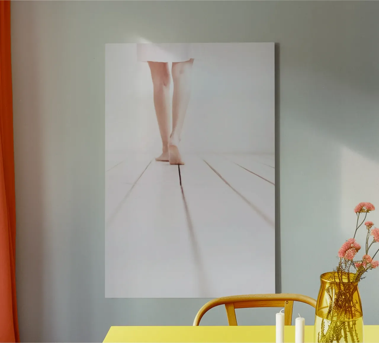 Quiete rustica tela con Cornice a cassetta da PhotoVibe Decor