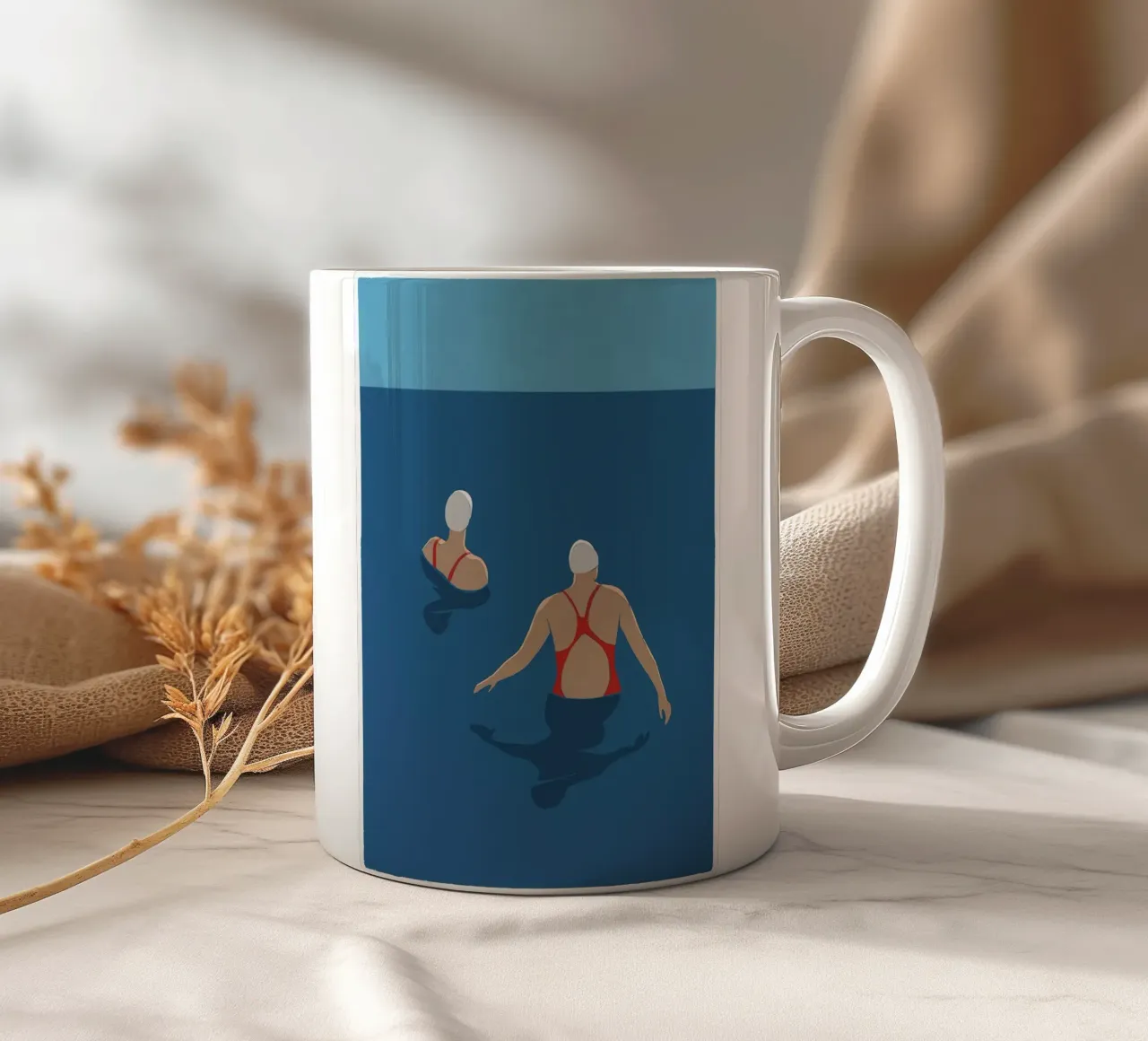 Eintauchen ins Meer Keramik Tasse von maryde shop