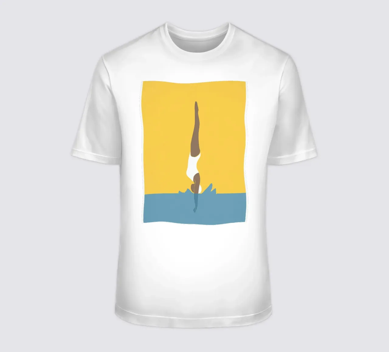 Diving girl t-shirt by maryde shop