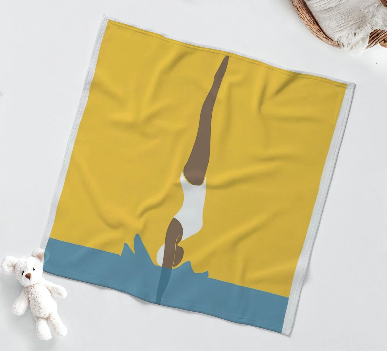 Ragazza subacquea coperta in pile da maryde shop