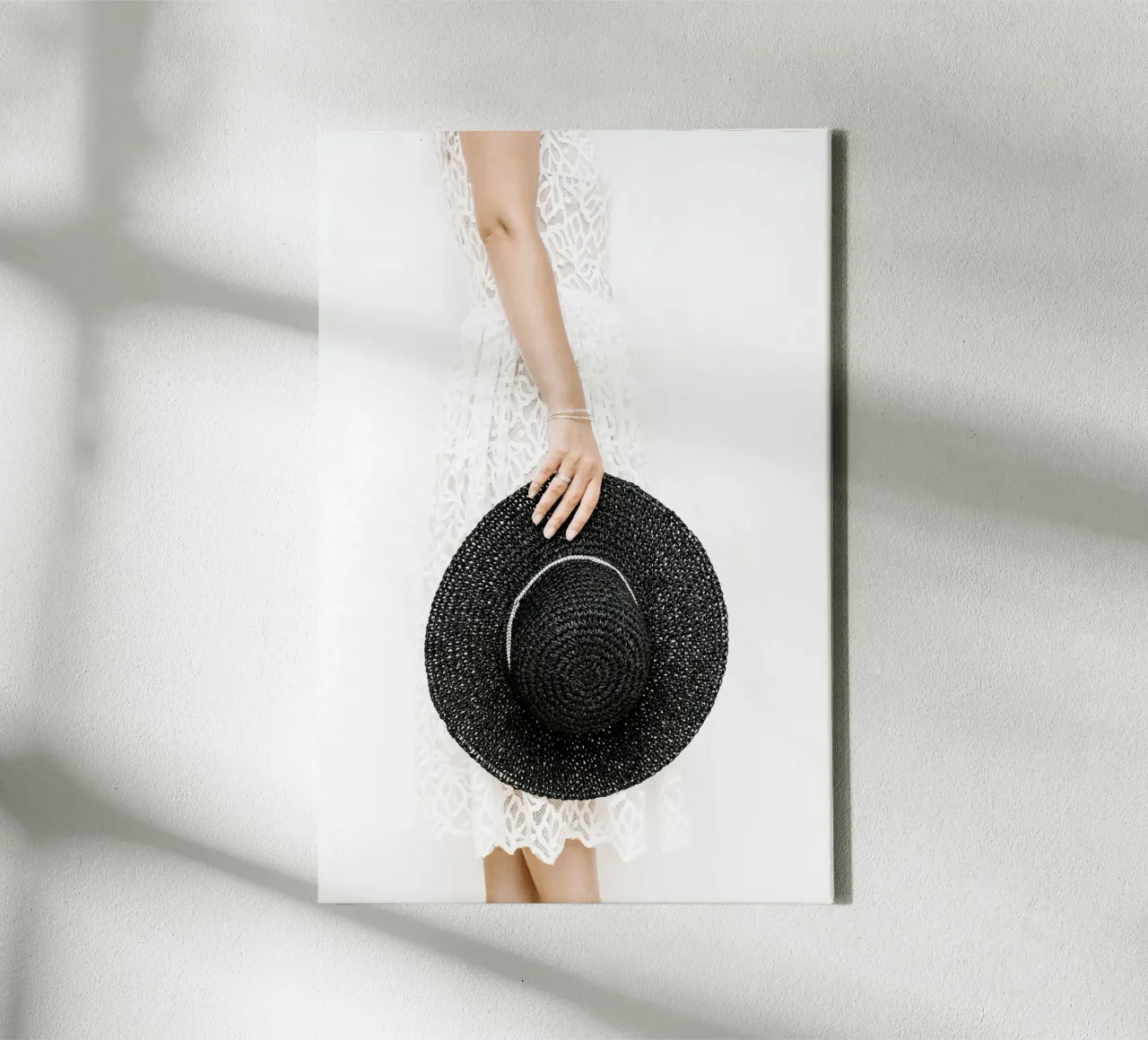 Quiete rustica tela con Cornice a cassetta da PhotoVibe Decor