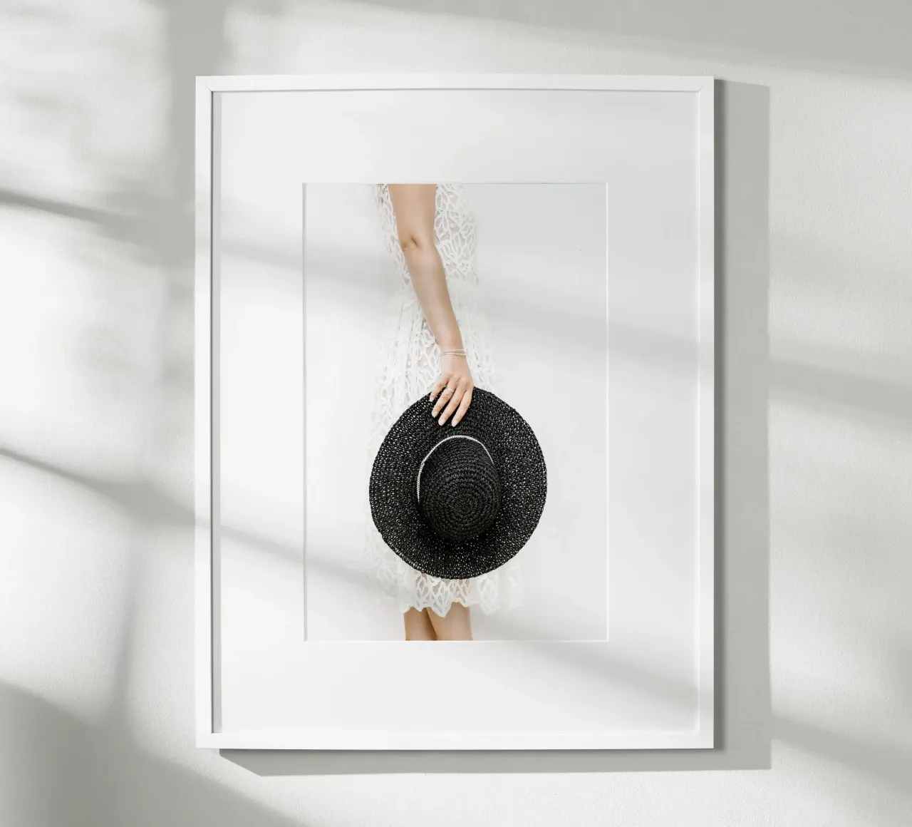 Quiete rustica poster con telaio in alluminio da PhotoVibe Decor