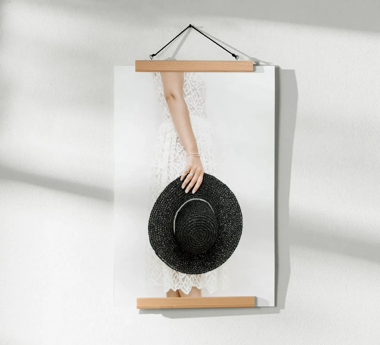 Quiete rustica poster con telaio in alluminio da PhotoVibe Decor