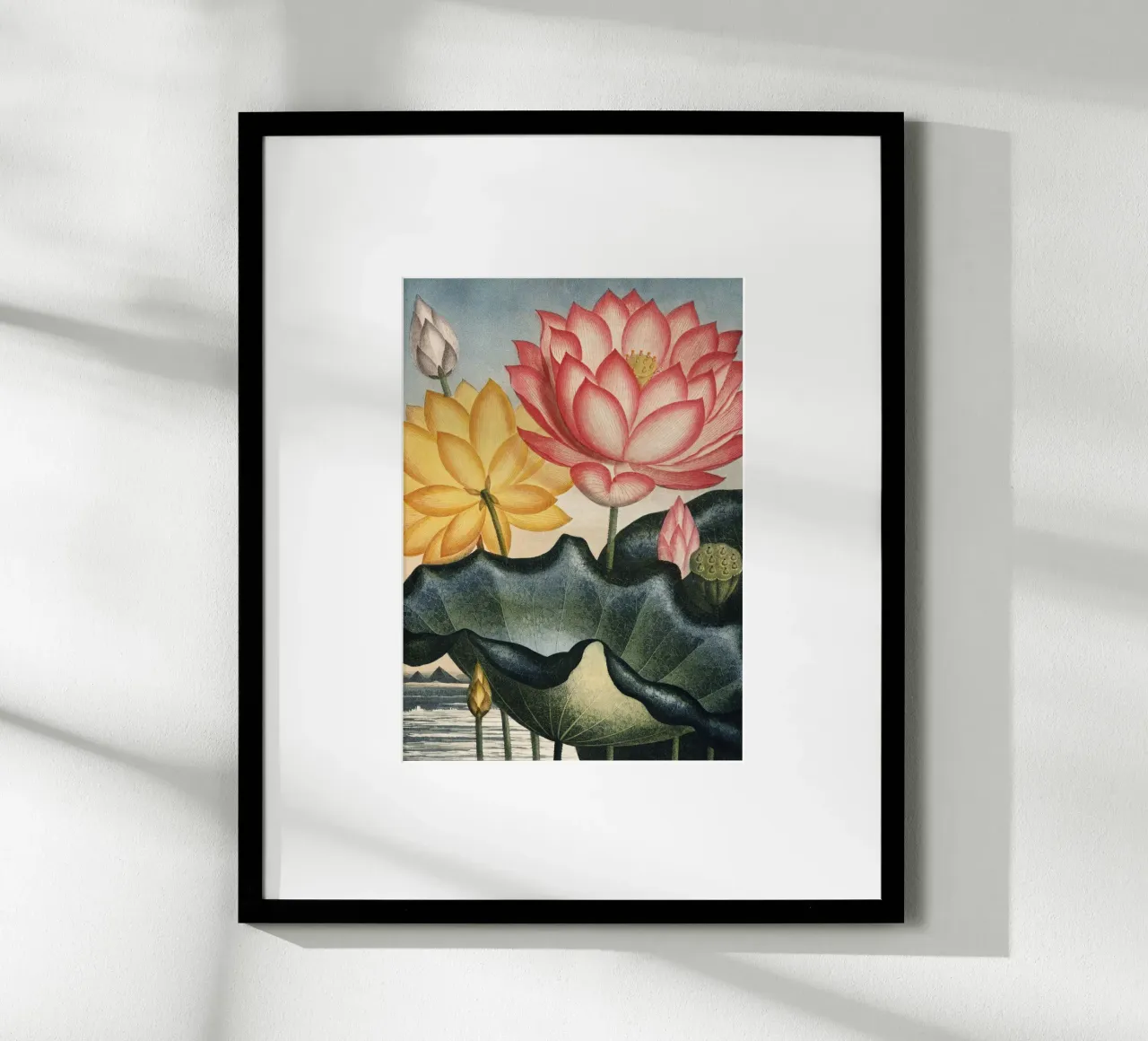 Vintage Thornton 5 Egyptian Bean poster con telaio in plastica da Vintage Print Collection