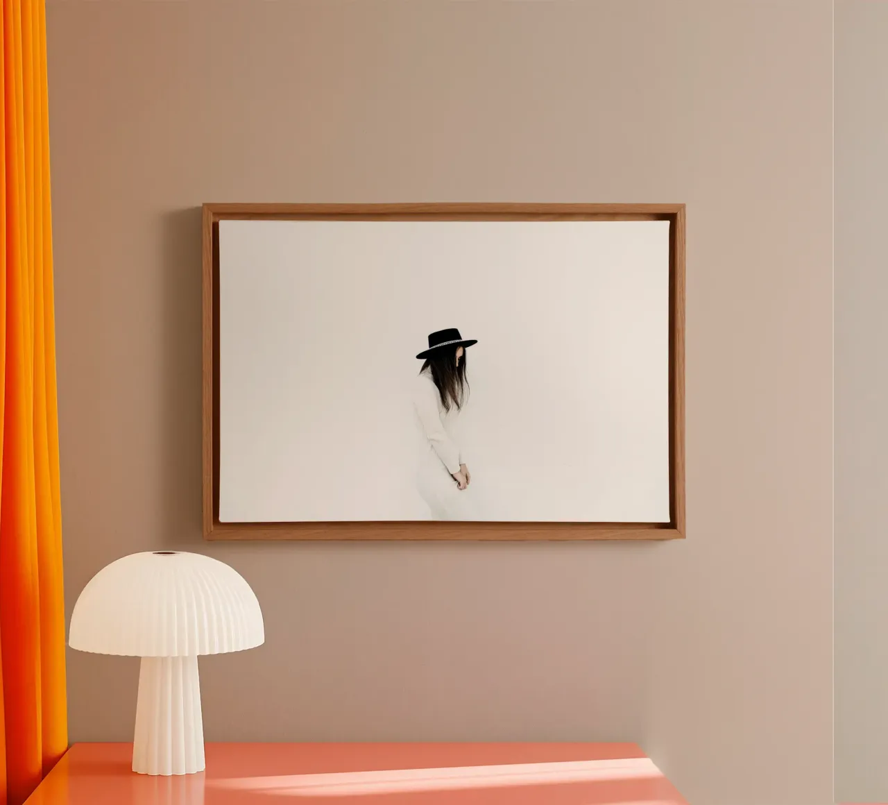 Quiete rustica tela con Cornice a cassetta da PhotoVibe Decor