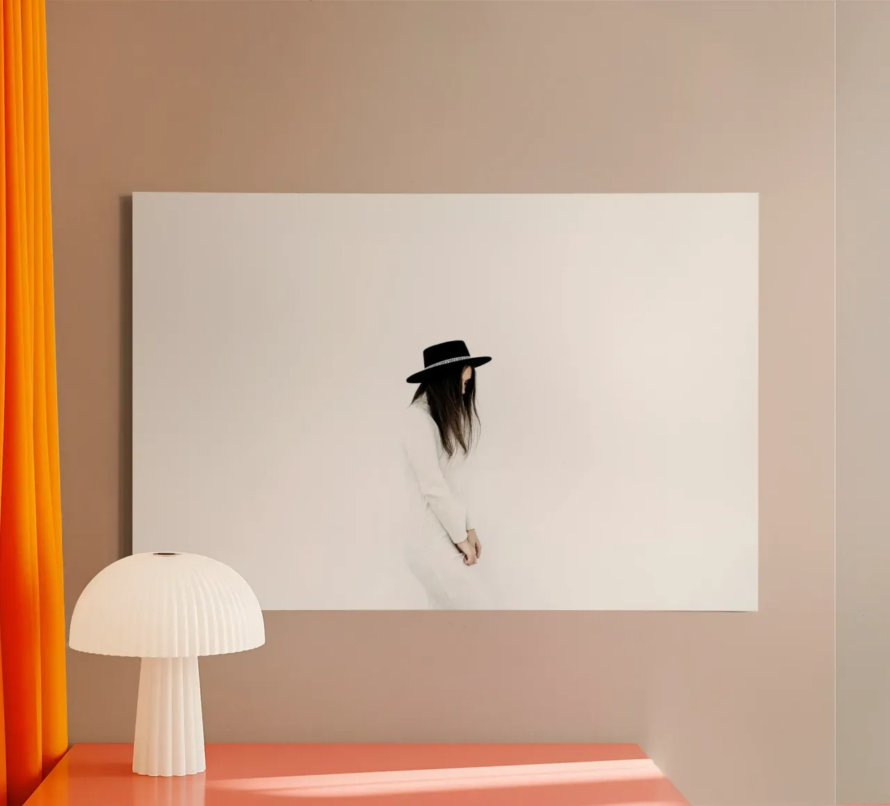 Quiete rustica tela con Cornice a cassetta da PhotoVibe Decor
