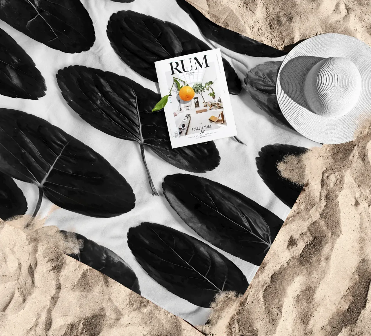 Quiete rustica telo mare da PhotoVibe Decor