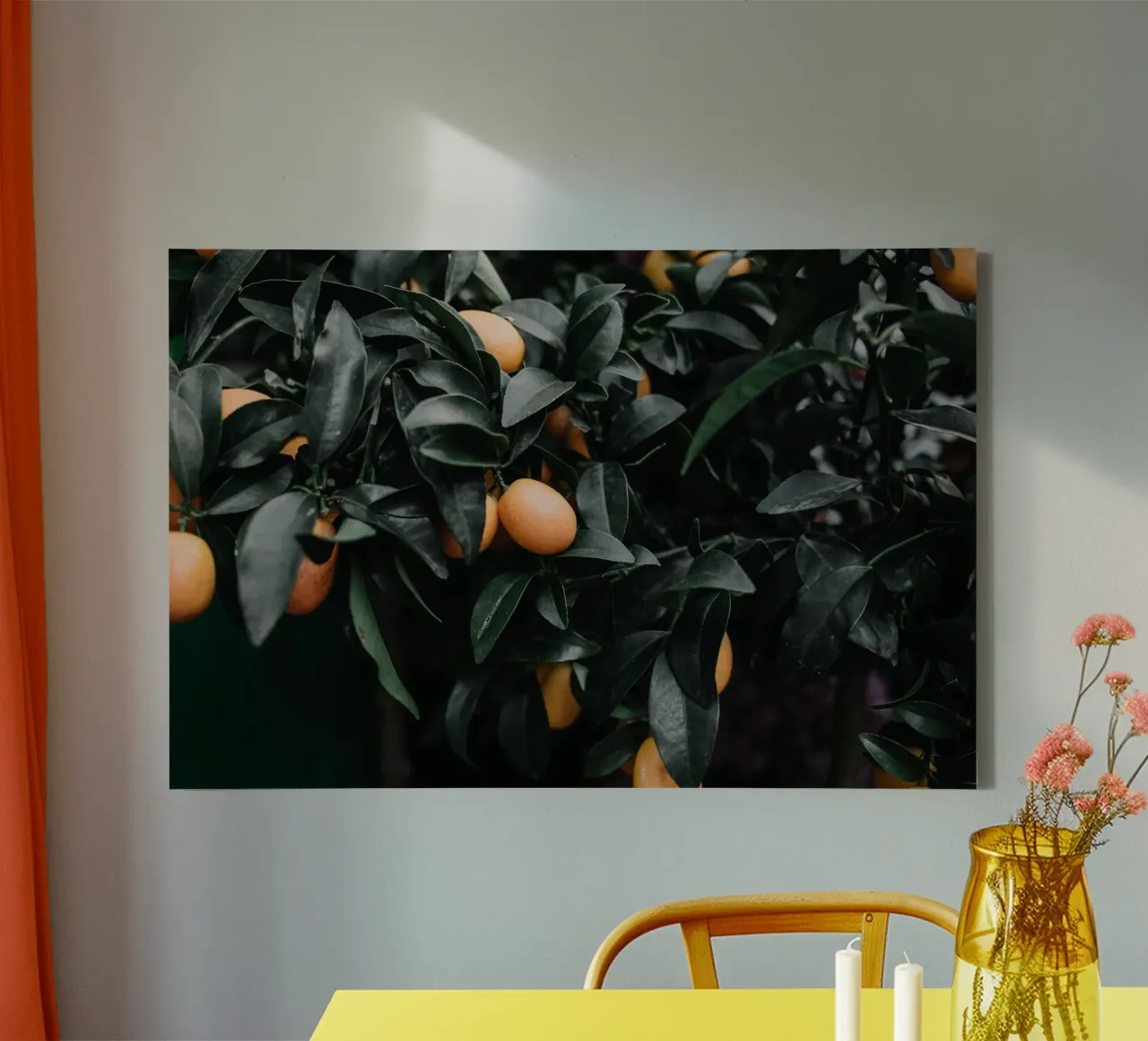 Quiete rustica tela con Cornice a cassetta da PhotoVibe Decor