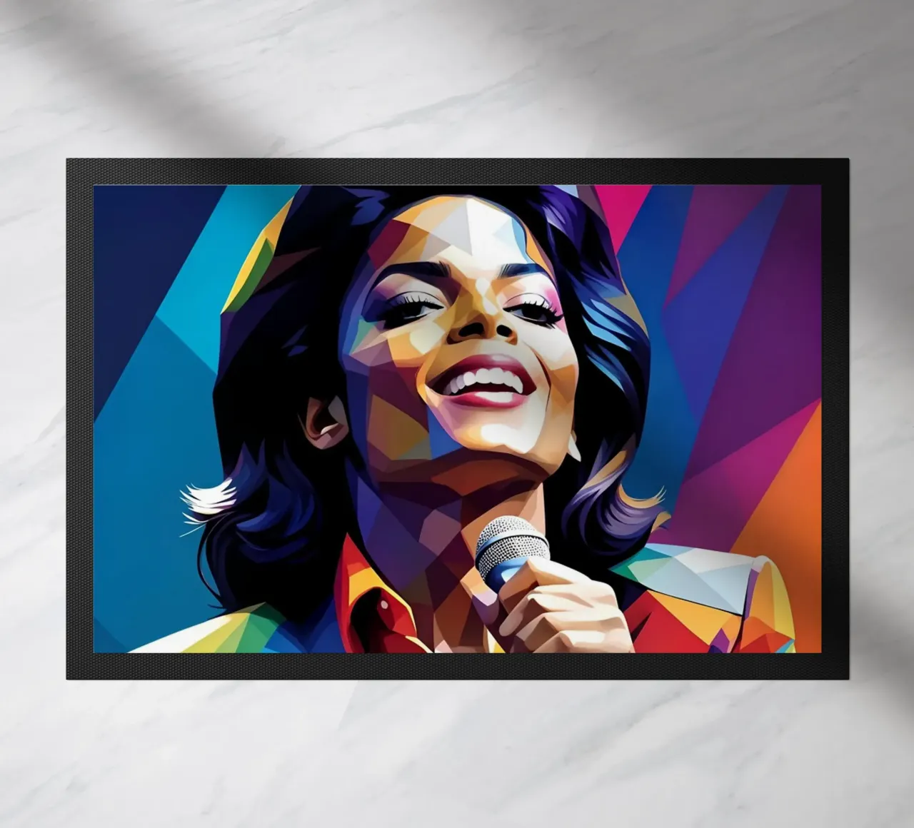 Michael Jackson, pop art colorata zerbino da BONANZA