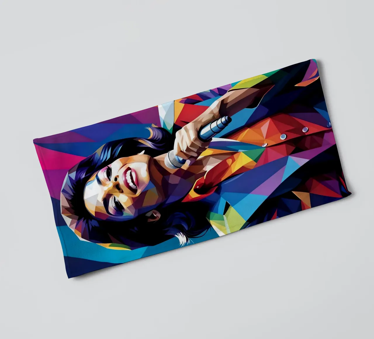 Michael Jackson, pop art colorata asciugamano da bagno da BONANZA