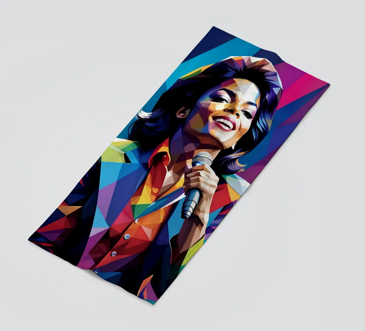Michael Jackson, pop art colorata telo mare da BONANZA