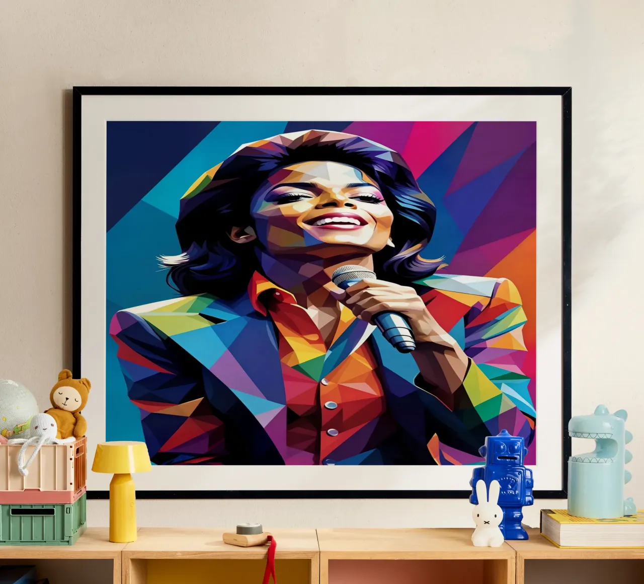 Michael Jackson, pop art colorata carta hahnemühle da BONANZA