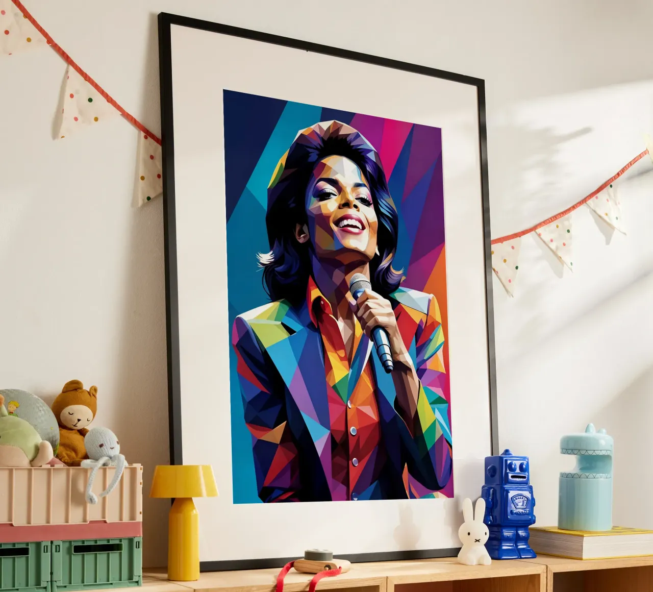 Michael Jackson, pop art colorata carta hahnemühle da BONANZA