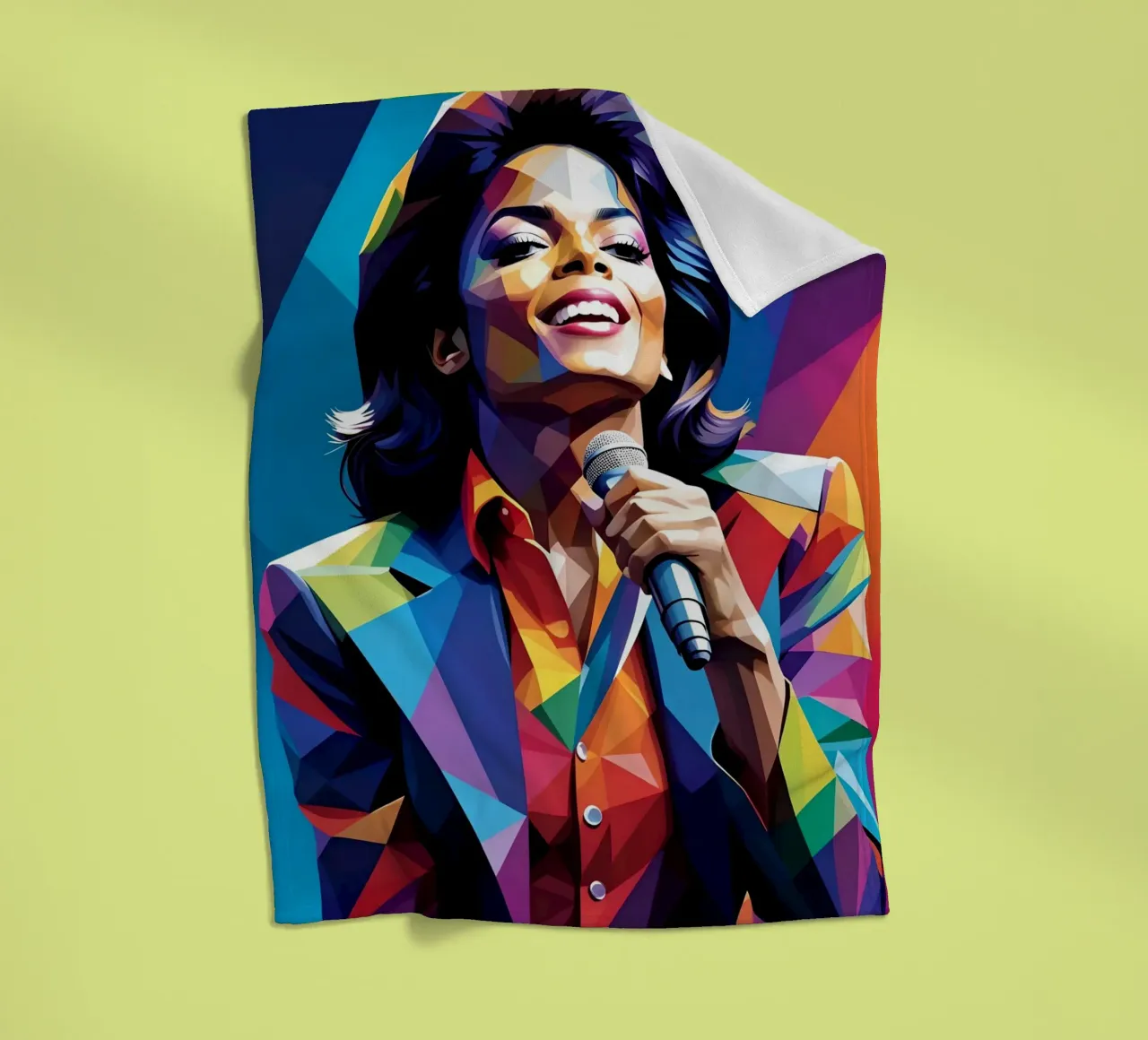 Michael Jackson, pop art colorata coperta in pile da BONANZA