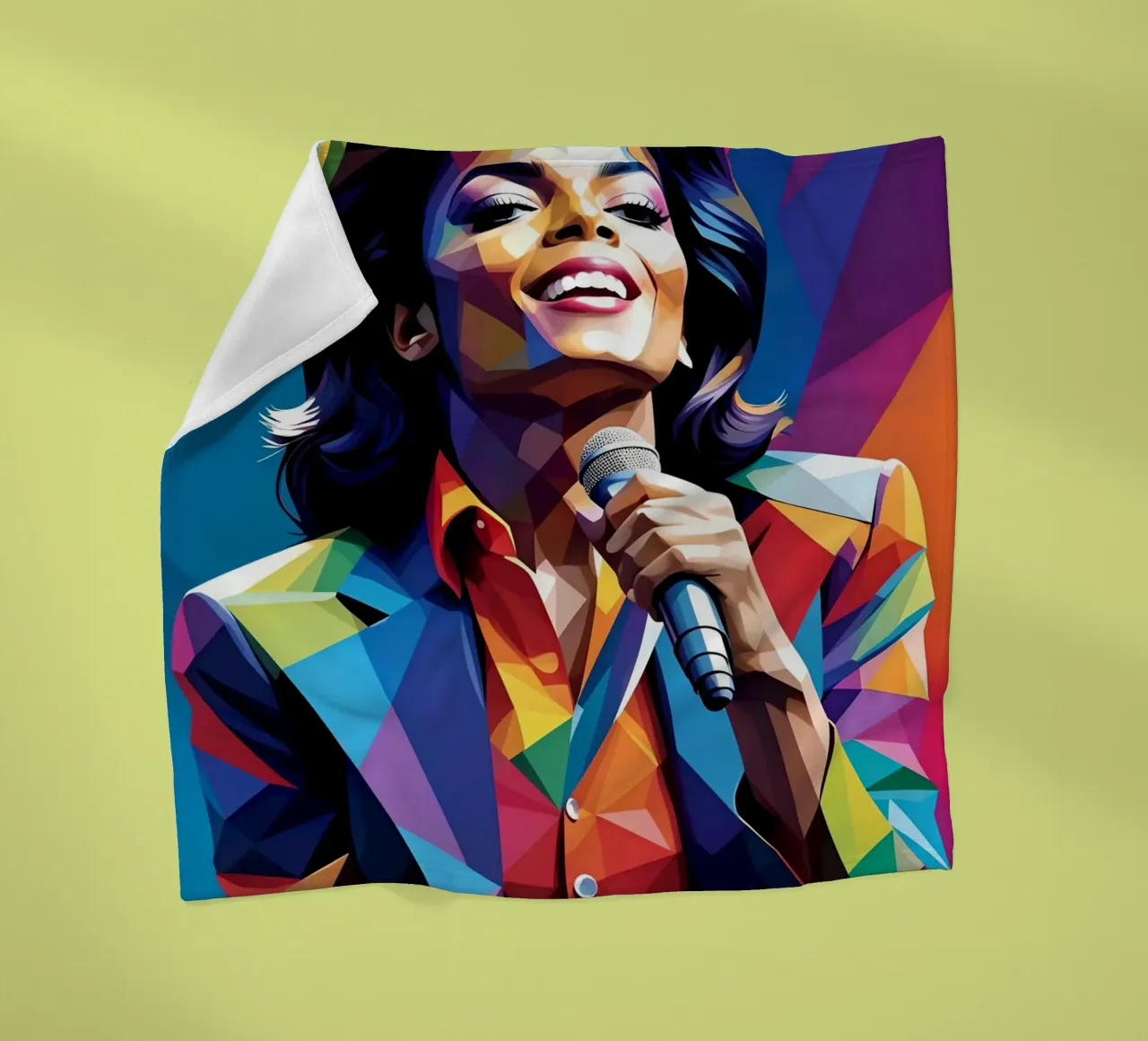 Michael Jackson, pop art colorata coperta in pile da BONANZA