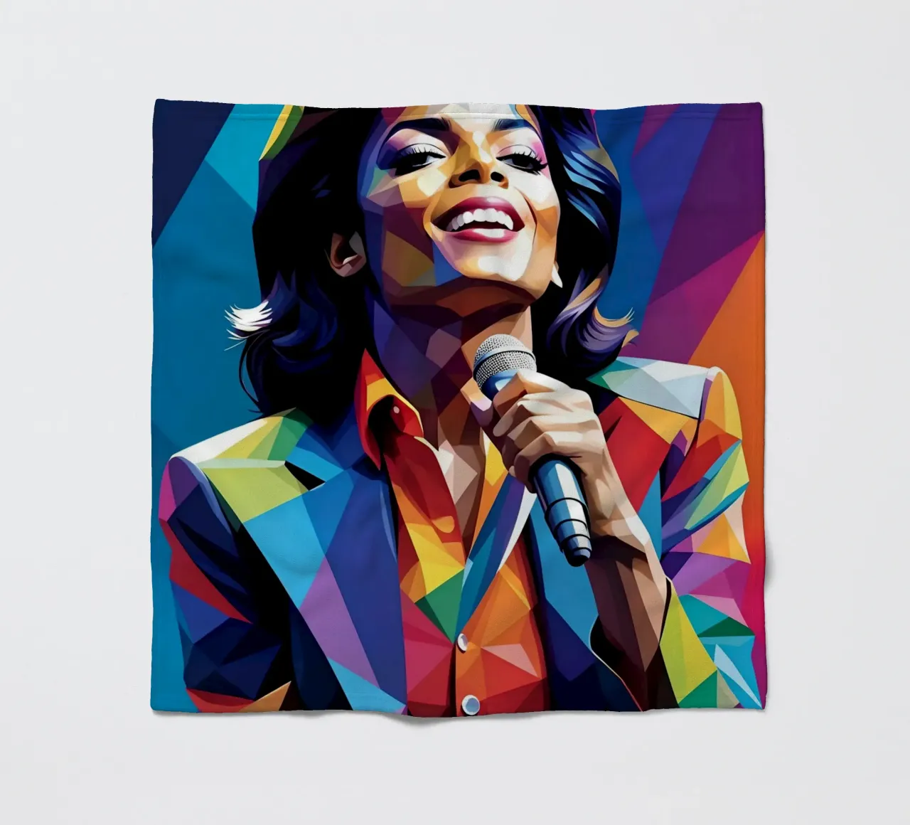 Michael Jackson, pop art colorata coperta in pile da BONANZA
