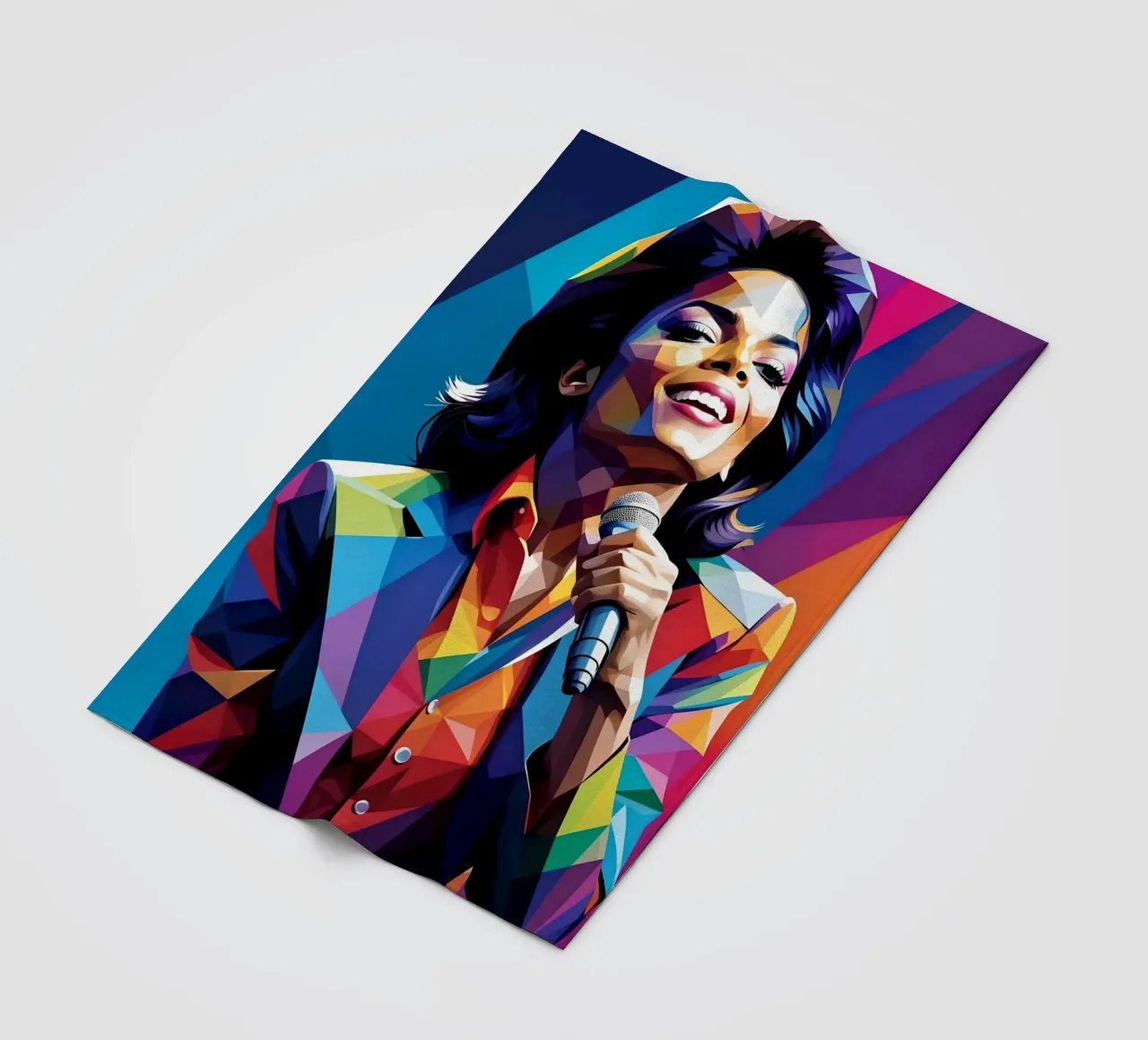 Michael Jackson, pop art colorata coperta in pile da BONANZA