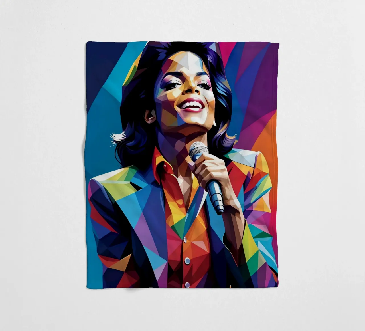 Michael Jackson, pop art colorata coperta in pile da BONANZA