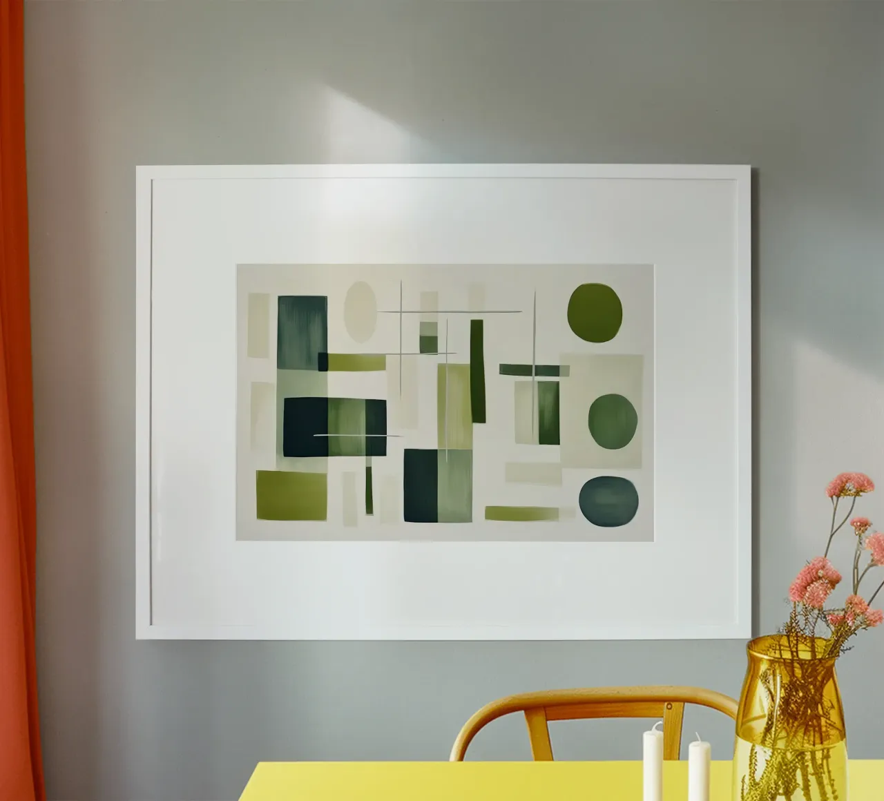 Arte da parete di Imagine poster con telaio in plastica da Imagine