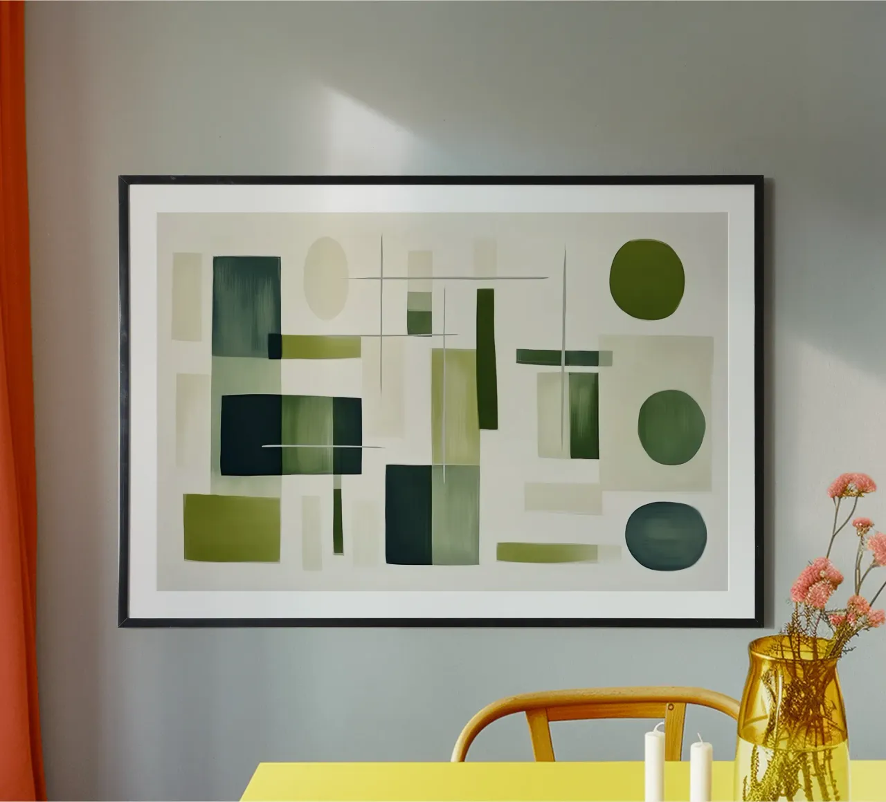 Arte da parete di Imagine poster con telaio in plastica da Imagine