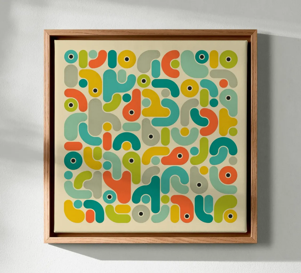 GEOMETRICS 10 canvas by Jazzberry Blue
