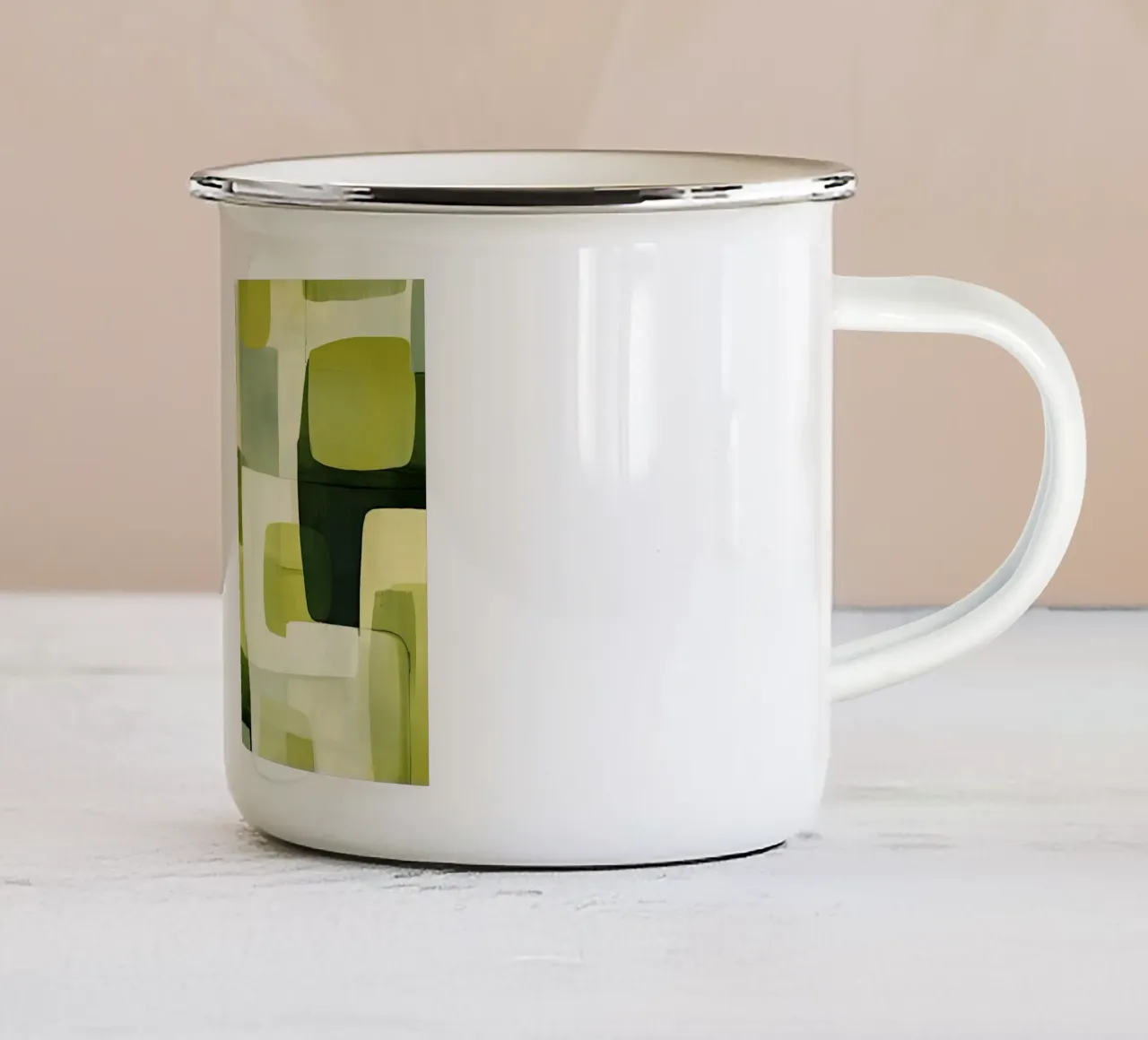 Wandkunst von Imagine Emaille Tasse von Imagine