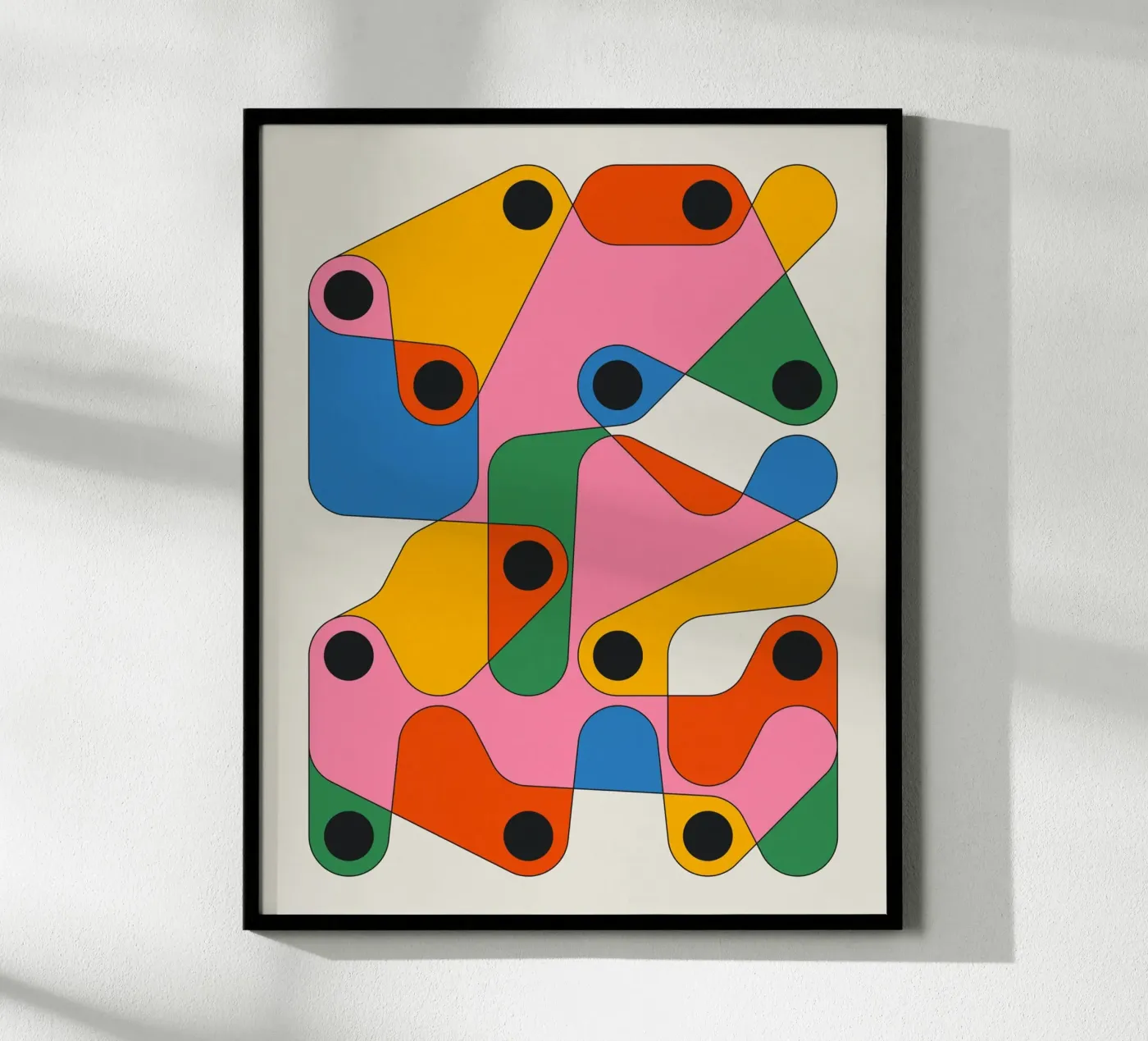 TANGENT poster van Jazzberry Blue