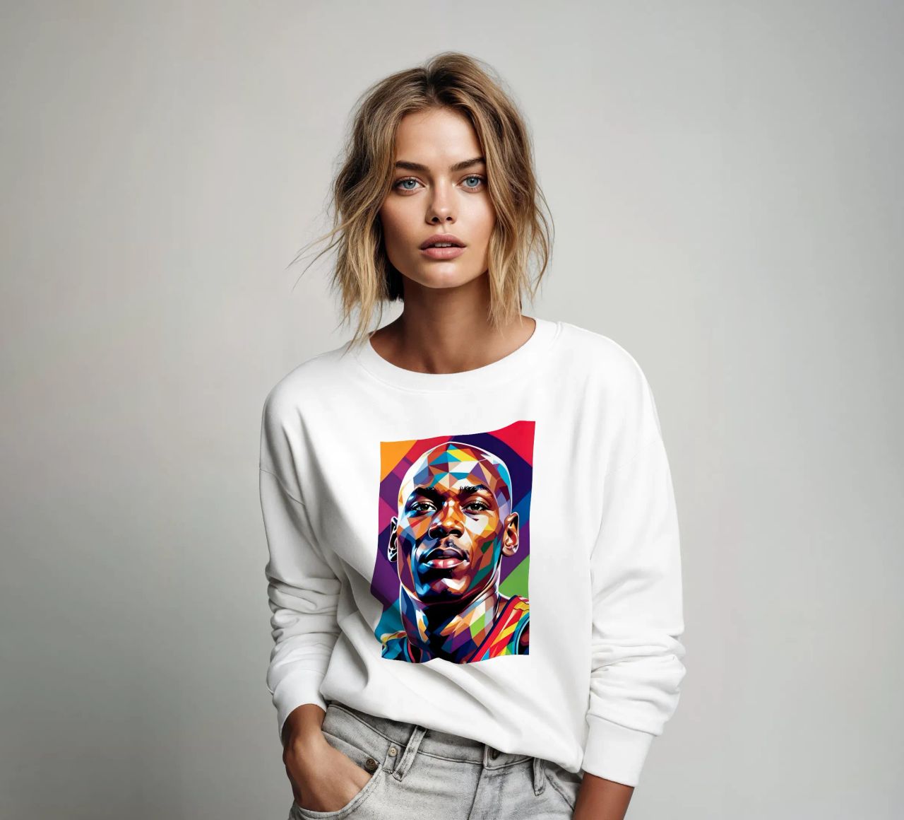 Michael Jordan pop art felpa da BONANZA