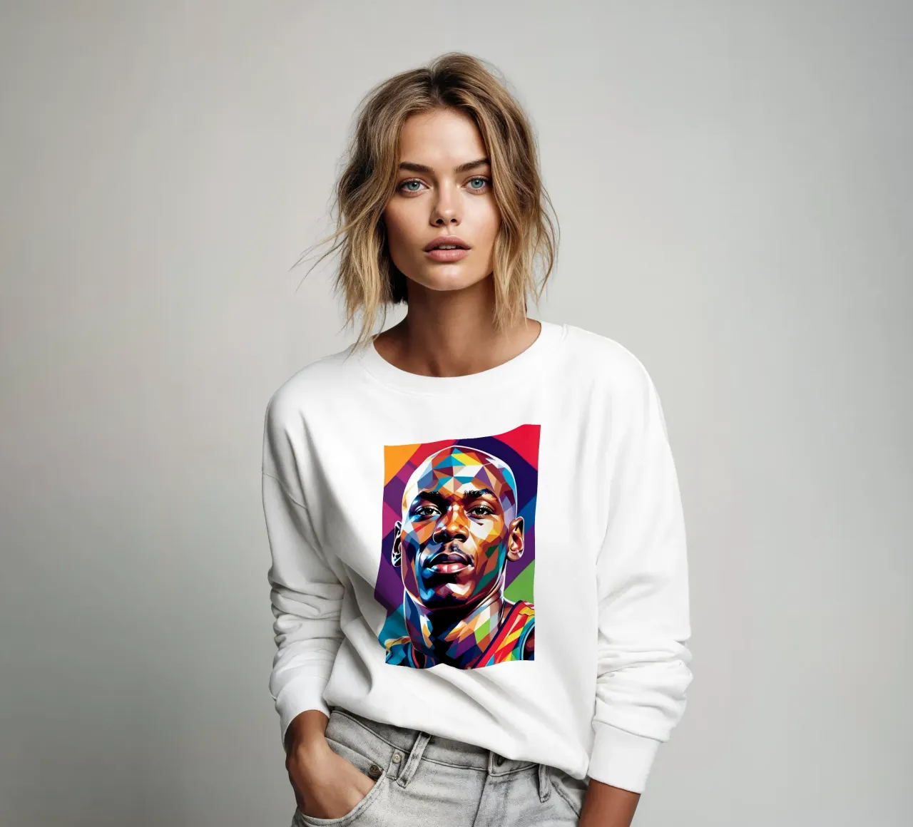 Michael Jordan pop art felpa da BONANZA