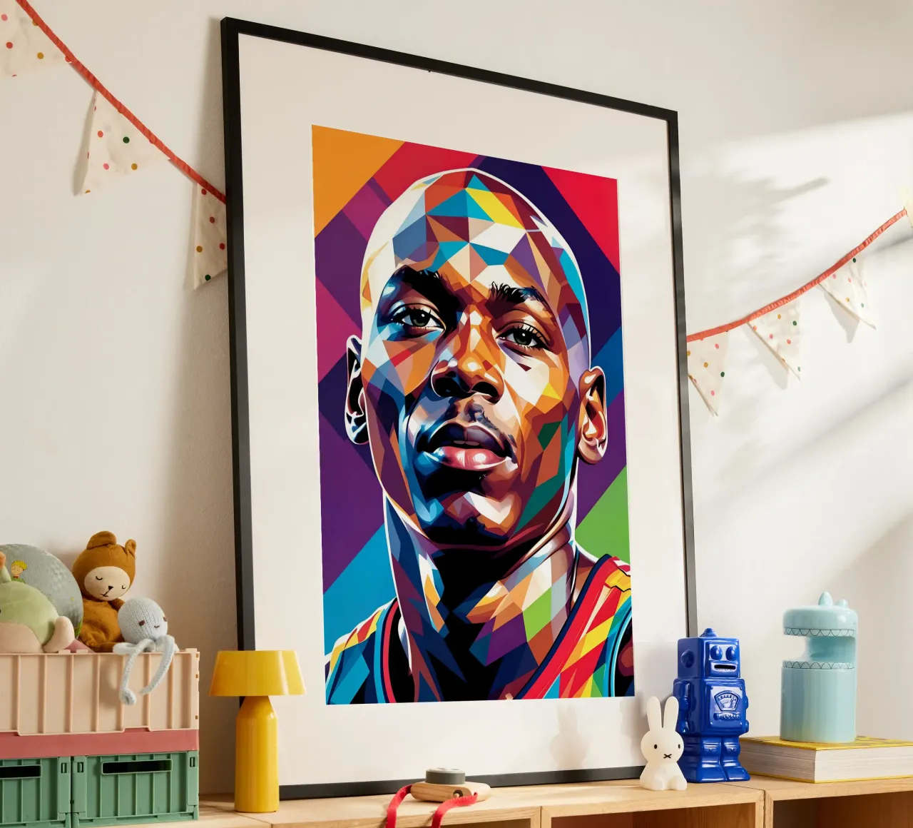 Michael Jordan pop art poster da BONANZA