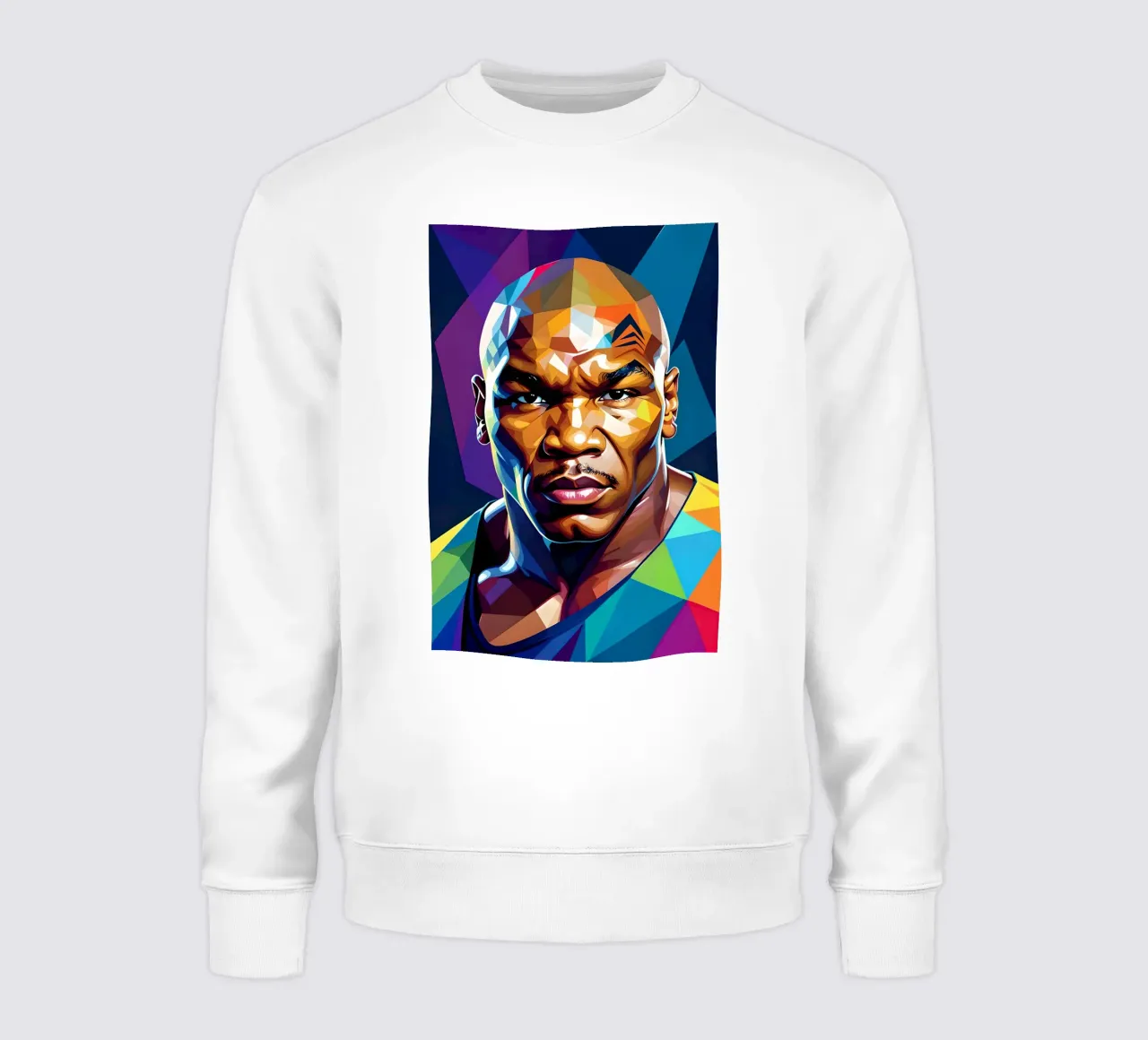 Mike Tyson pop art al neon felpa da BONANZA