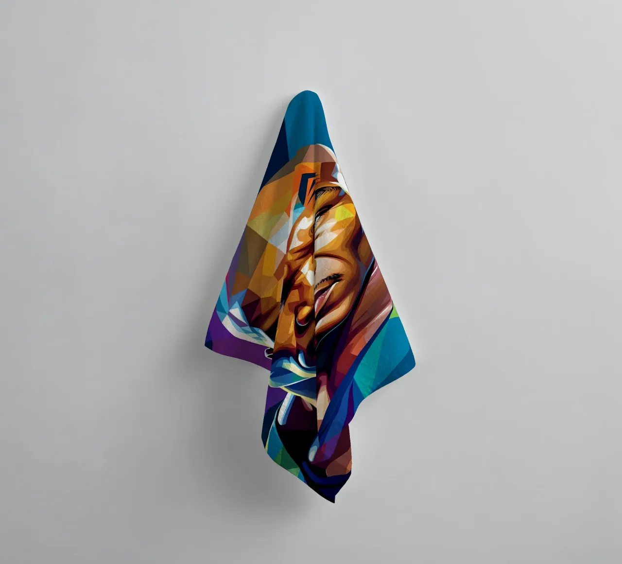 Mike Tyson pop art al neon asciugamano da bagno da BONANZA