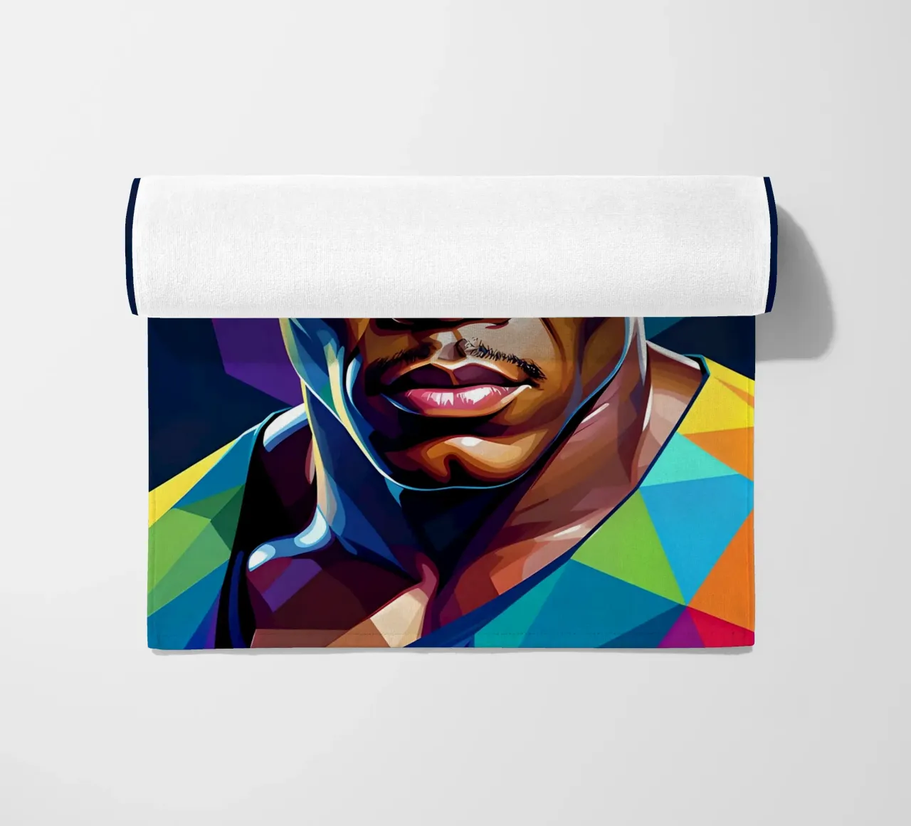 Mike Tyson pop art al neon telo mare da BONANZA