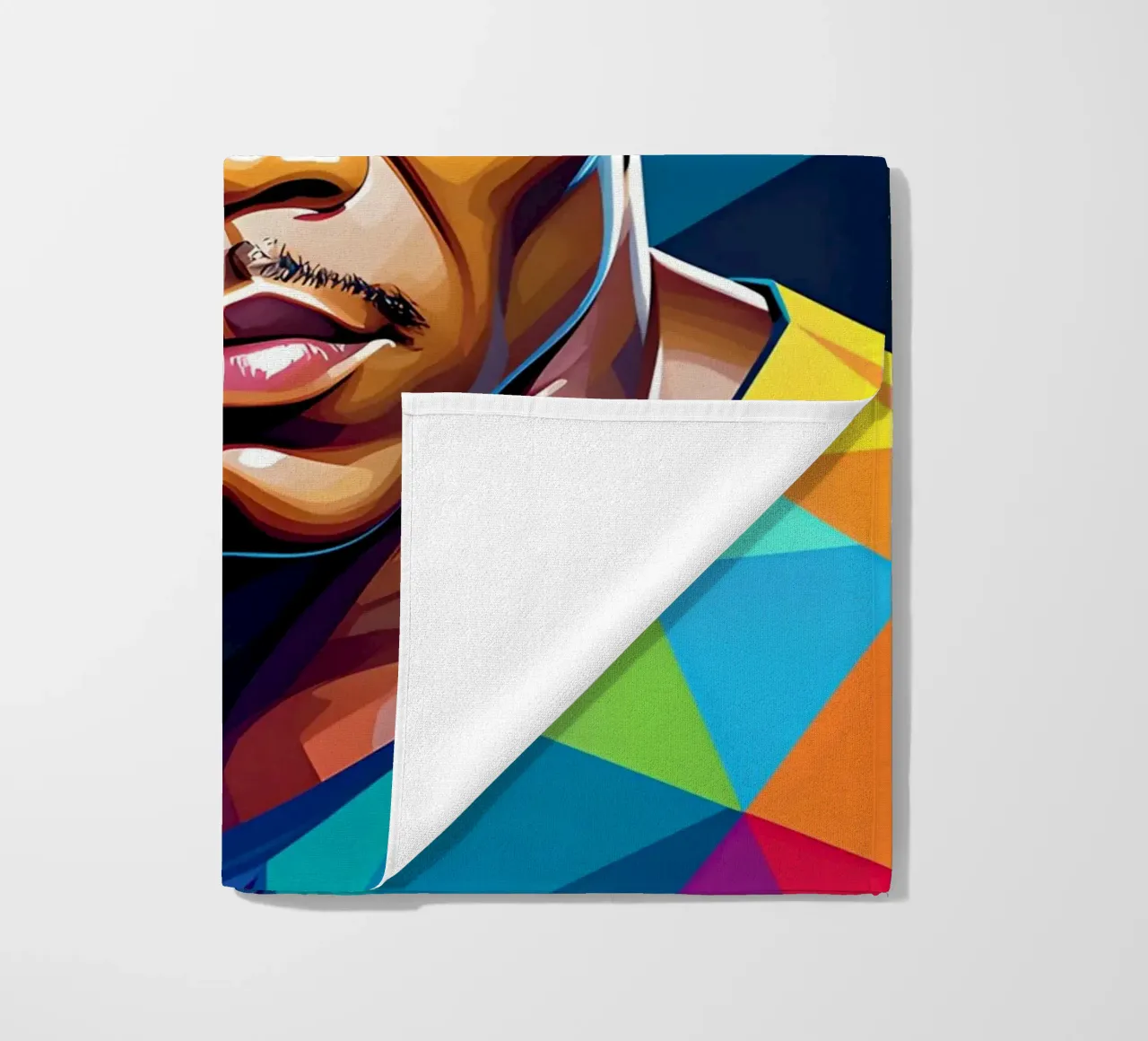 Mike Tyson pop art al neon telo mare da BONANZA